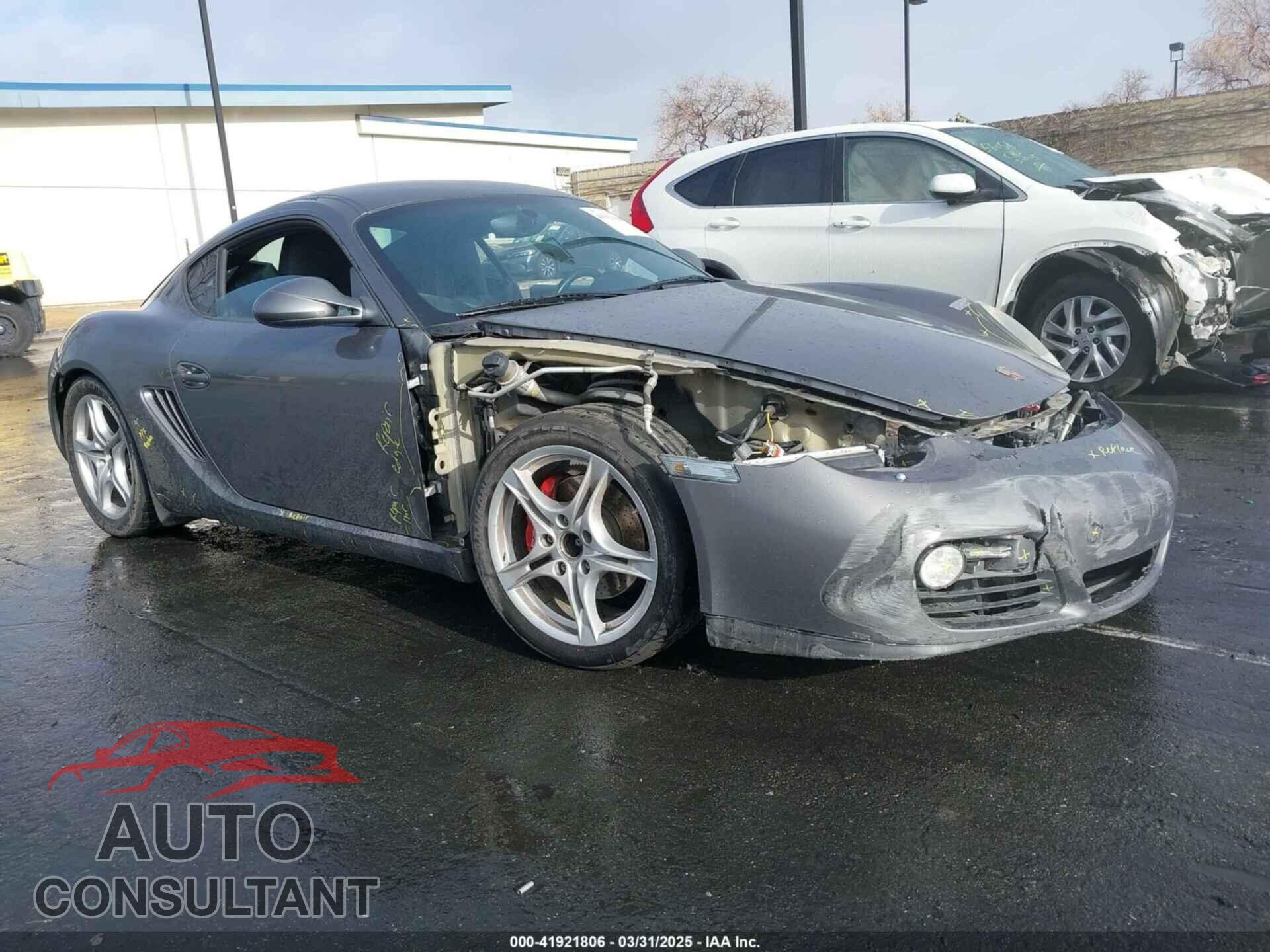 PORSCHE CAYMAN 2012 - WP0AA2A88CS760106