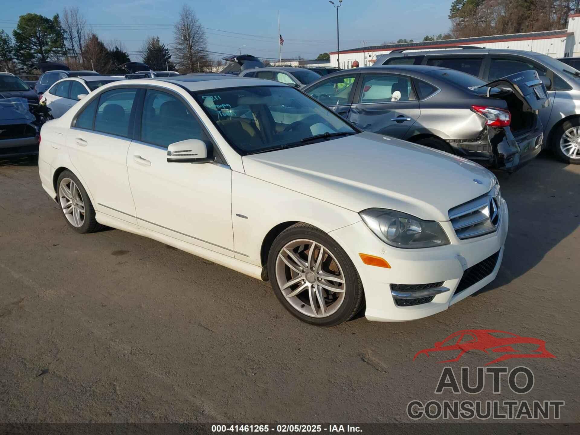 MERCEDES-BENZ C 250 2012 - WDDGF4HB4CA619800