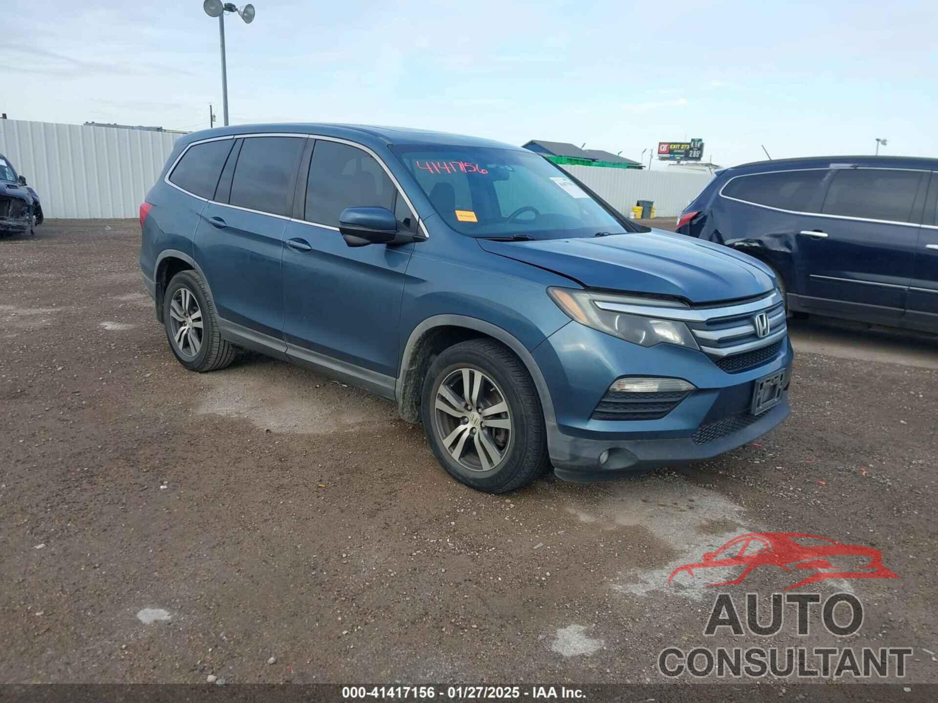 HONDA PILOT 2017 - 5FNYF5H58HB037017