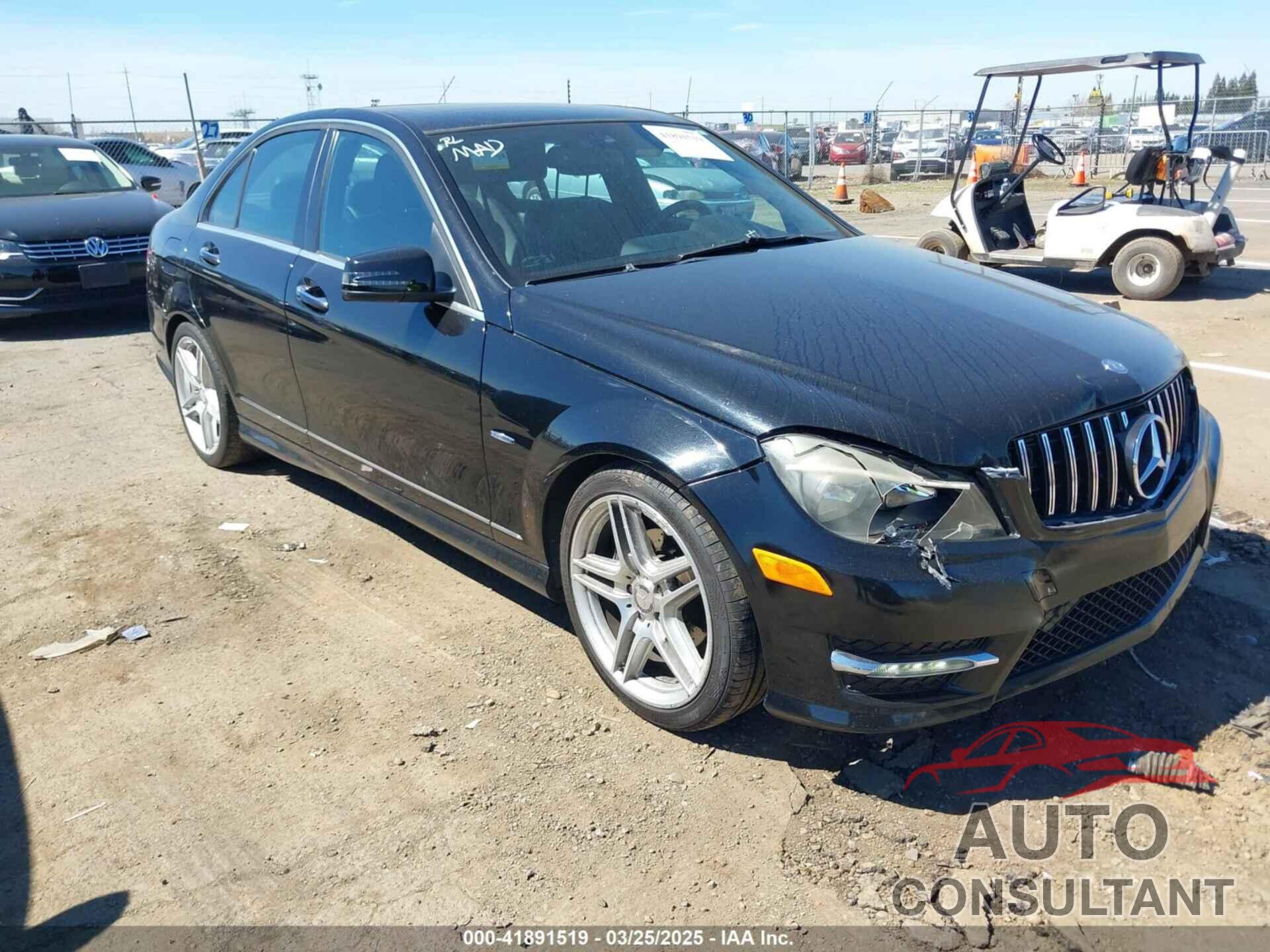 MERCEDES-BENZ C 250 2012 - WDDGF4HB4CA648004