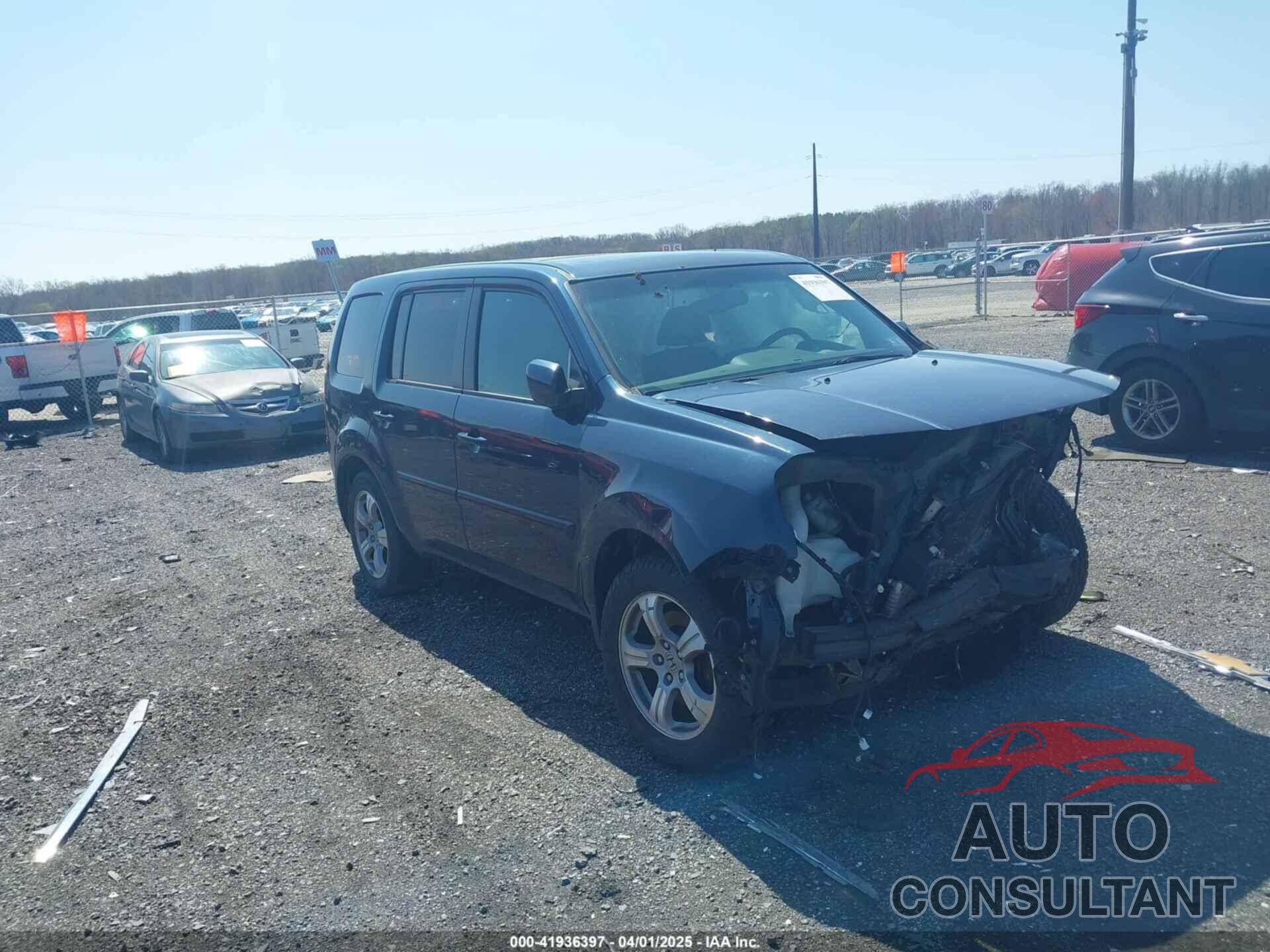 HONDA PILOT 2012 - 5FNYF4H55CB049953