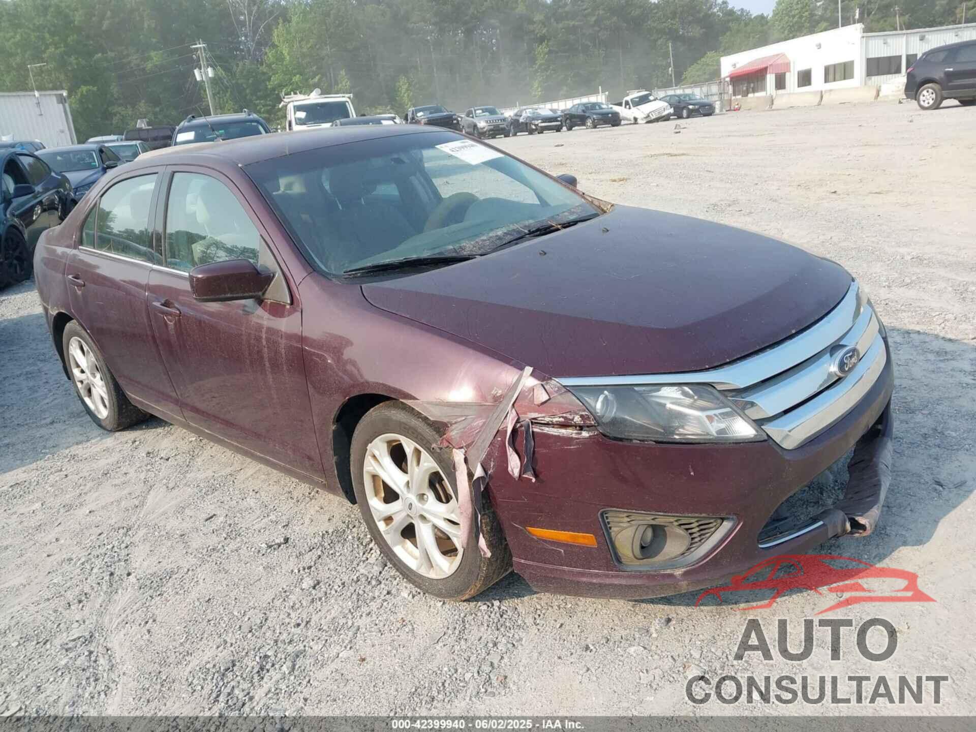 FORD FUSION 2012 - 3FAHP0HA5CR312983