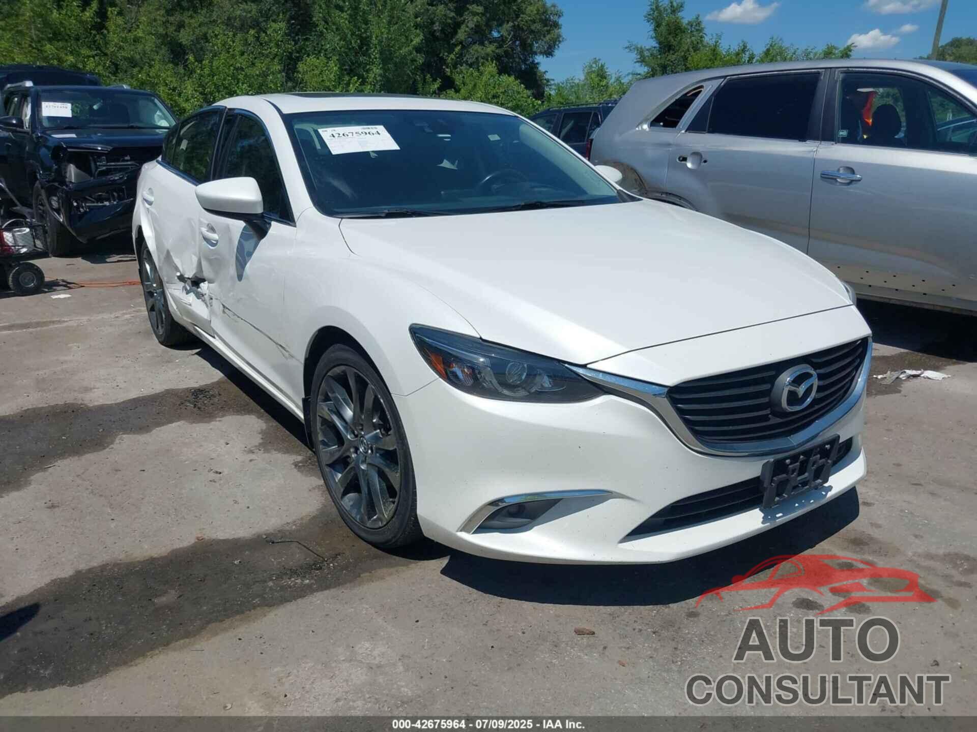 MAZDA MAZDA6 2016 - JM1GJ1W58G1441626