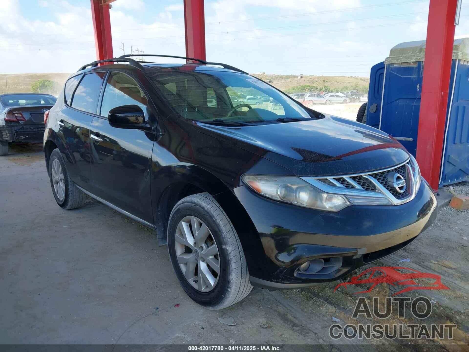 NISSAN MURANO 2013 - JN8AZ1MU9DW206048