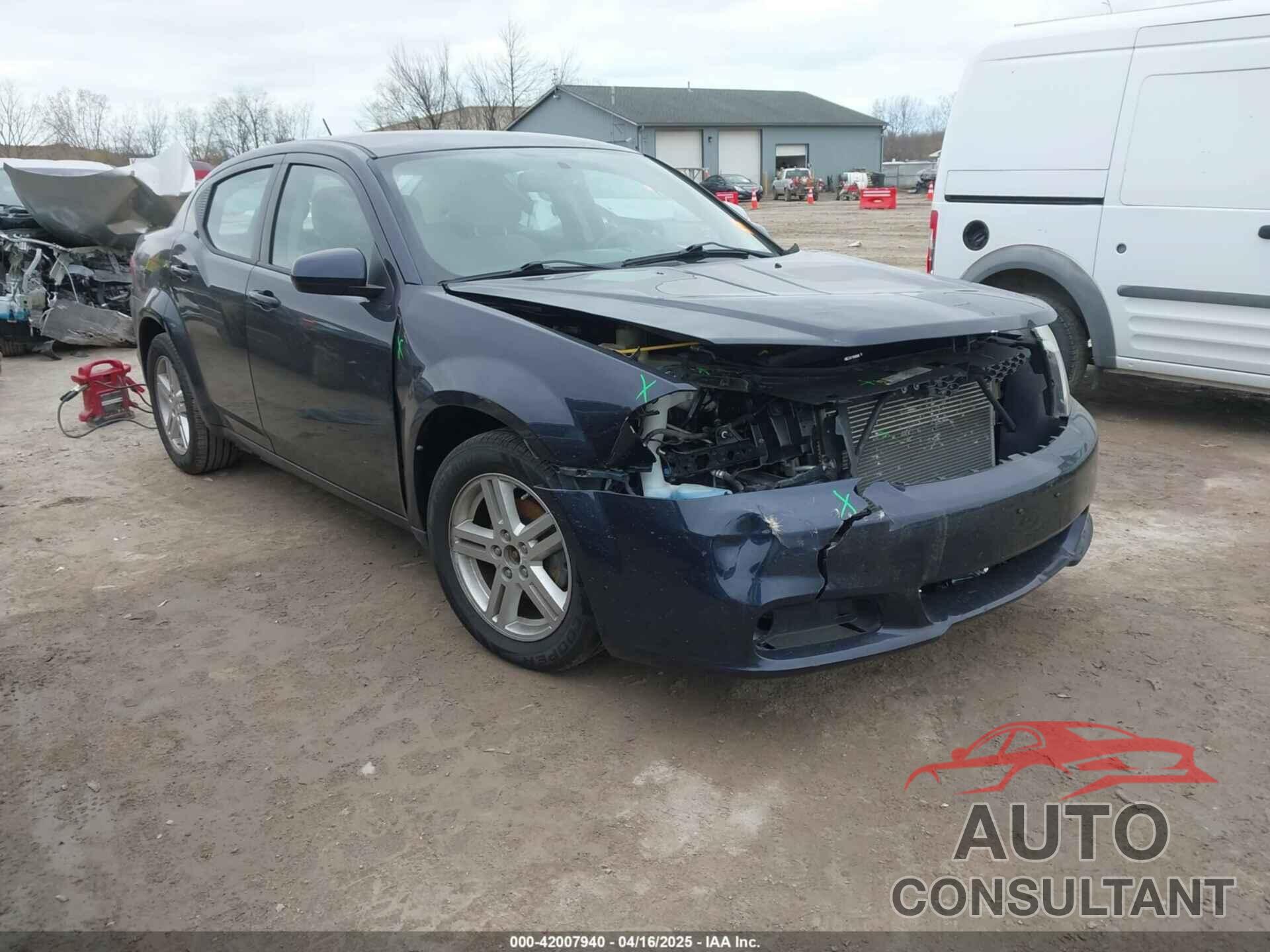 DODGE AVENGER 2012 - 1C3CDZCB1CN137091