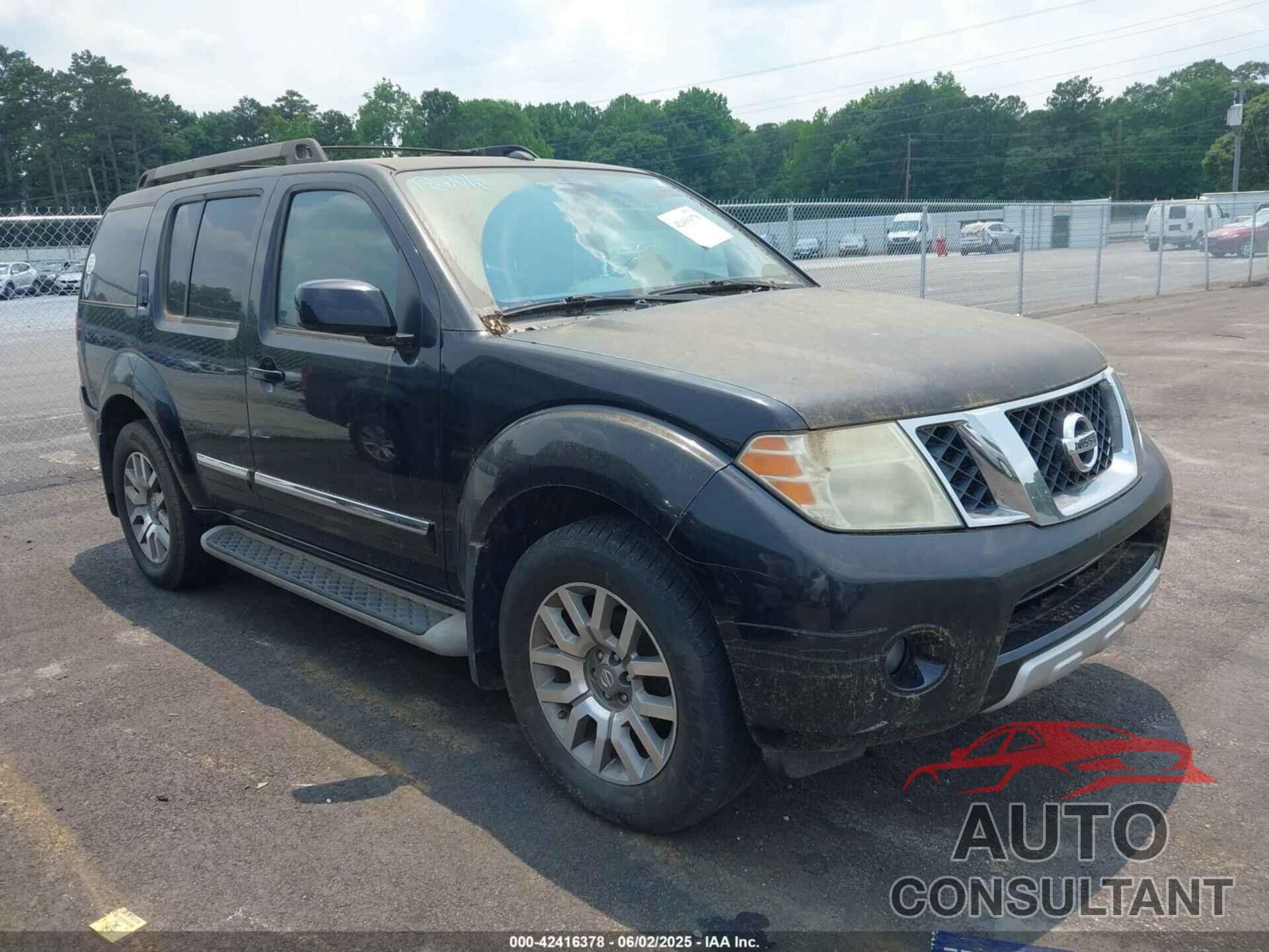 NISSAN PATHFINDER 2010 - 5N1AR1NN6AC614051