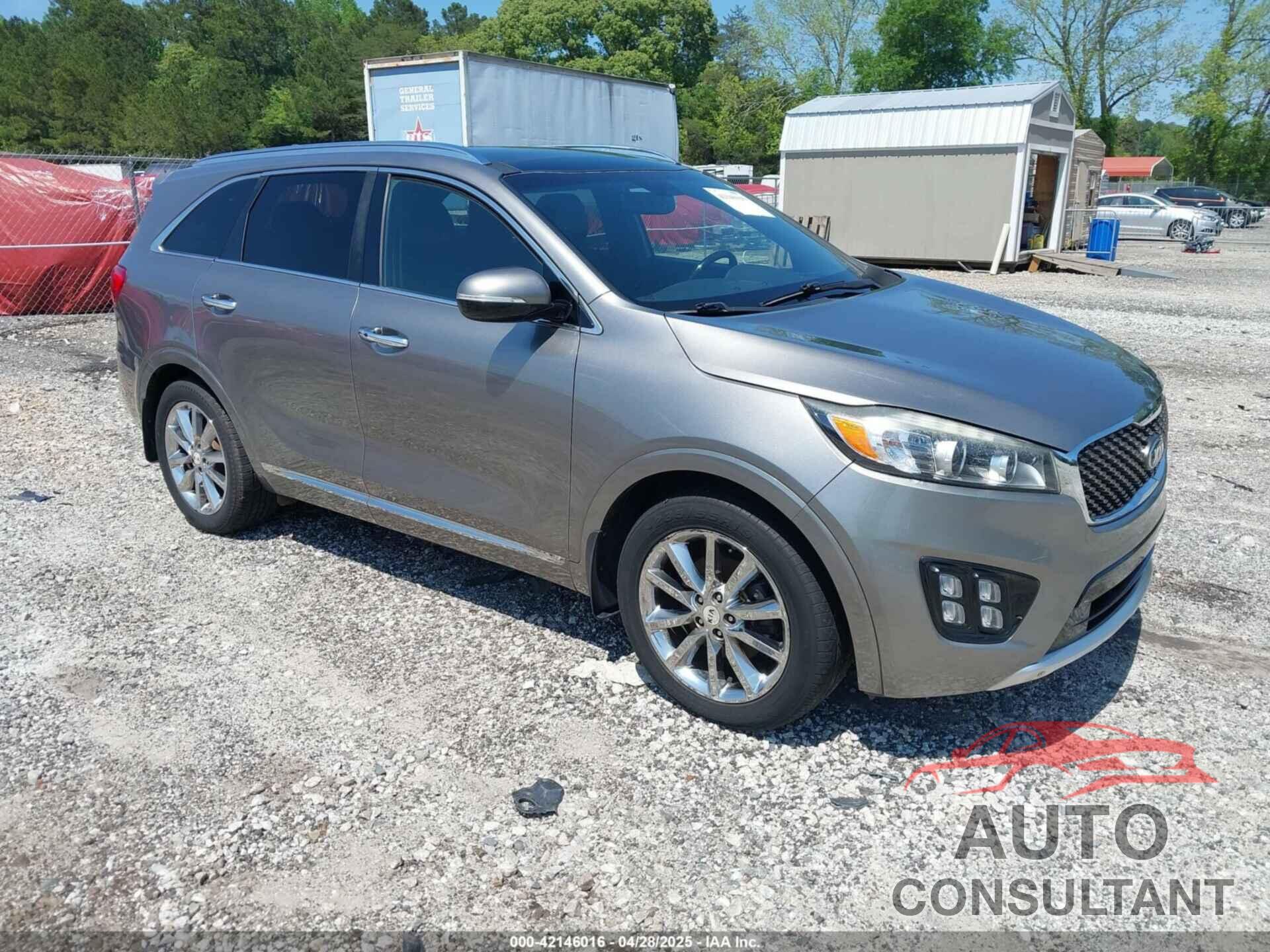 KIA SORENTO 2016 - 5XYPK4A55GG123243