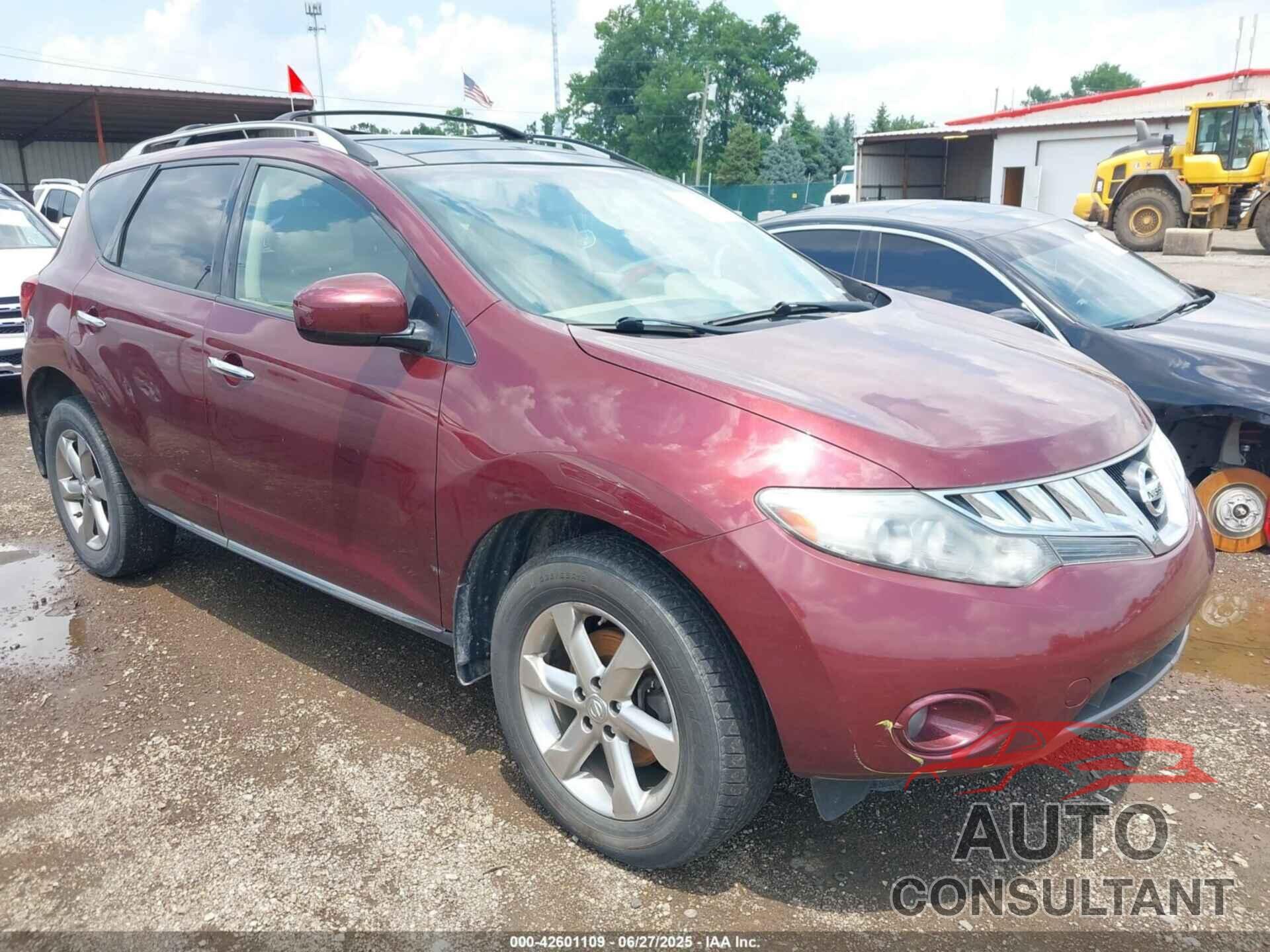NISSAN MURANO 2010 - JN8AZ1MW3AW123051