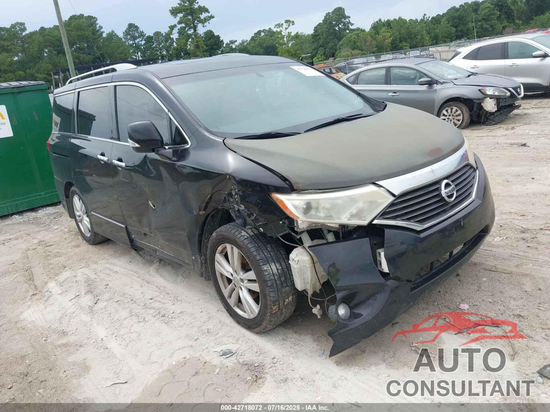 NISSAN QUEST 2014 - JN8AE2KP7E9103886