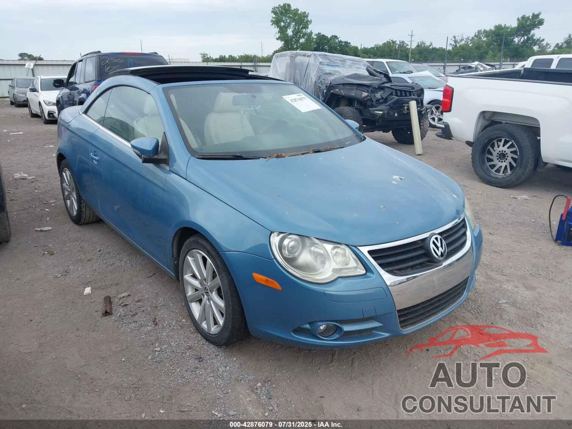 VOLKSWAGEN EOS 2010 - WVWBA7AH4AV019478