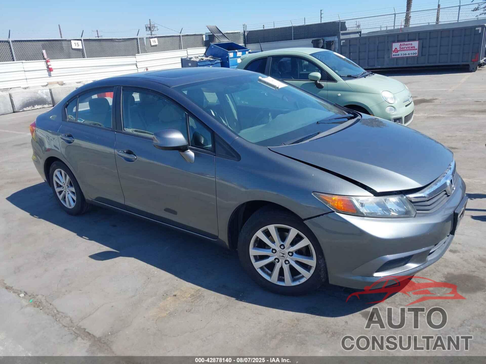 HONDA CIVIC 2012 - 19XFB2F90CE358510