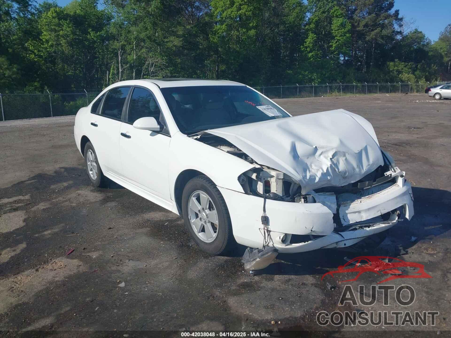 CHEVROLET IMPALA 2010 - 2G1WB5EK9A1147105