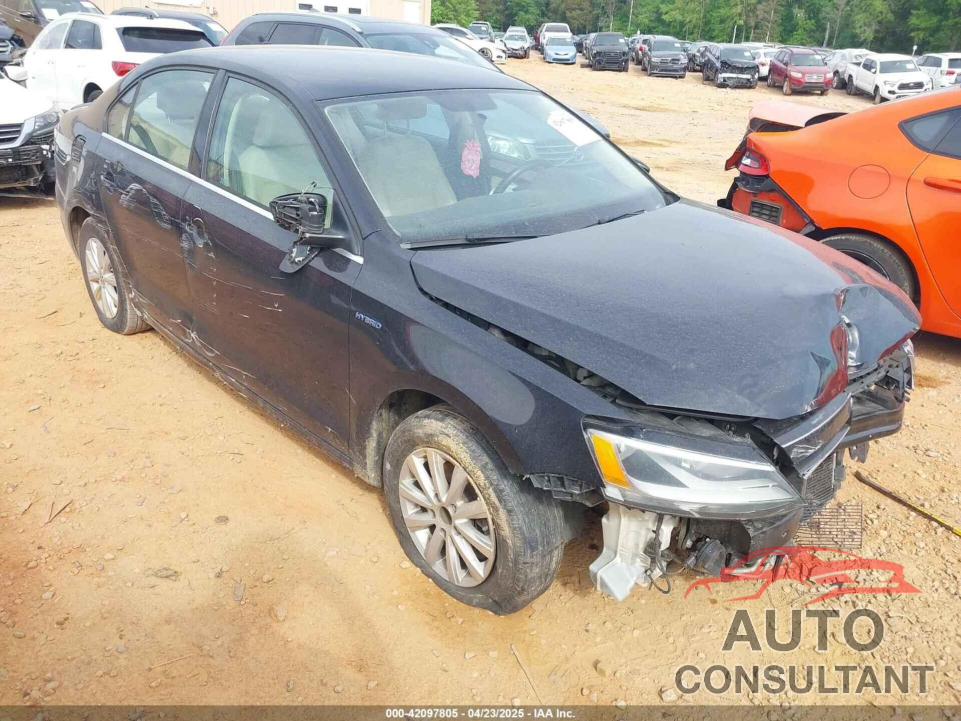 VOLKSWAGEN JETTA HYBRID 2013 - 3VW637AJ4DM313411