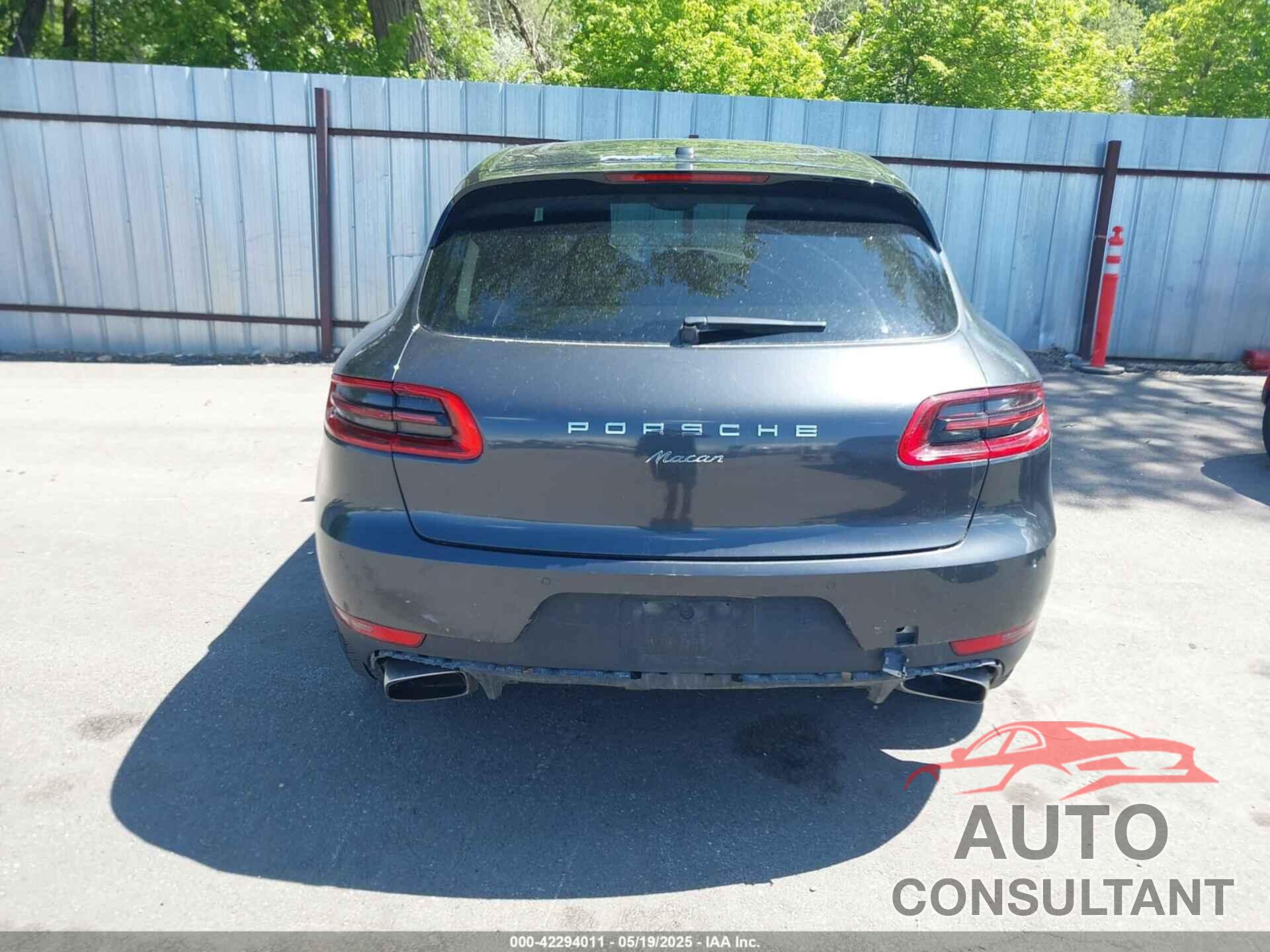 PORSCHE MACAN 2017 - WP1AA2A54HLB06208