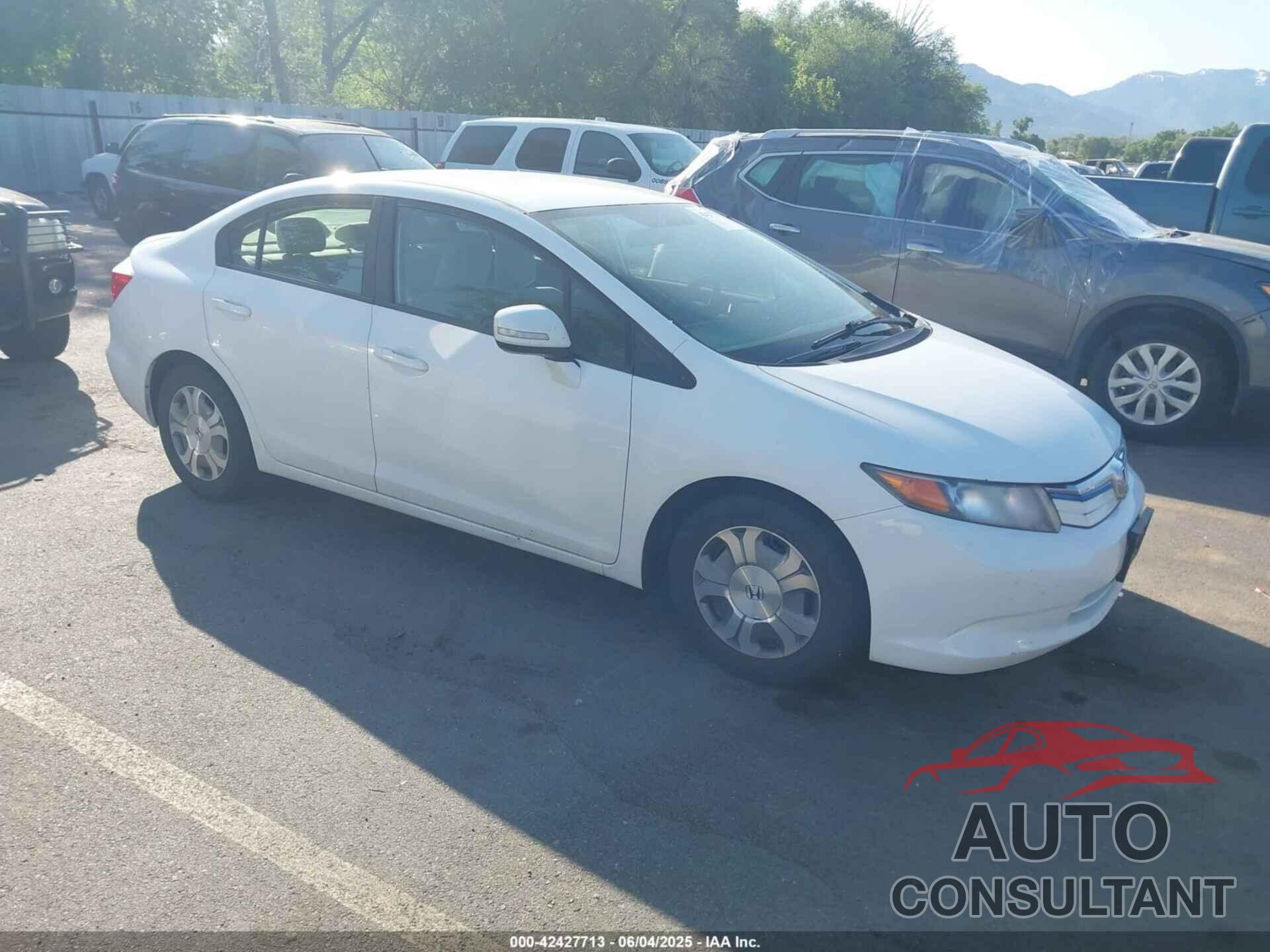 HONDA CIVIC HYBRID 2012 - JHMFB4F2XCS007291