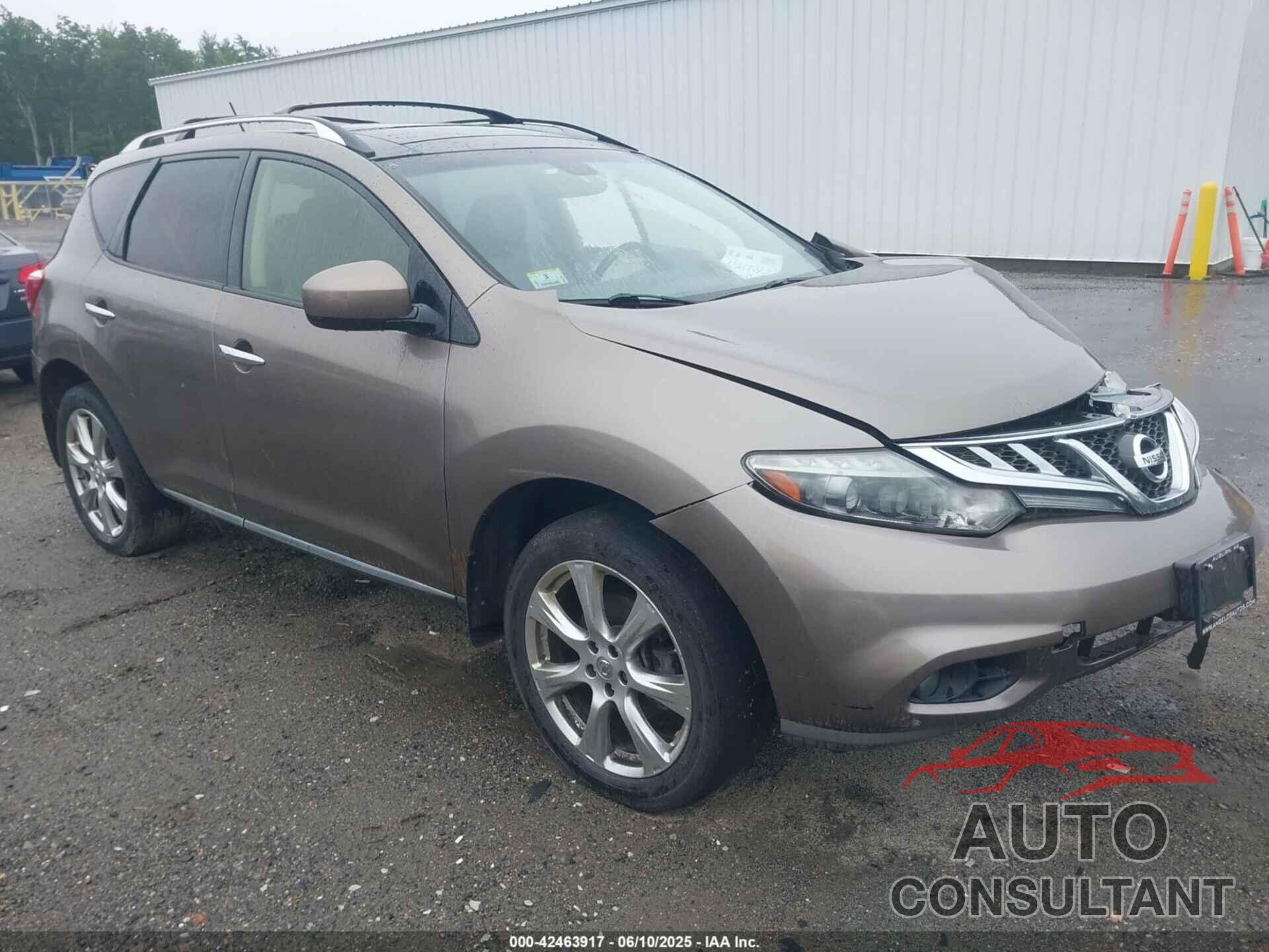 NISSAN MURANO 2013 - JN8AZ1MW1DW309627