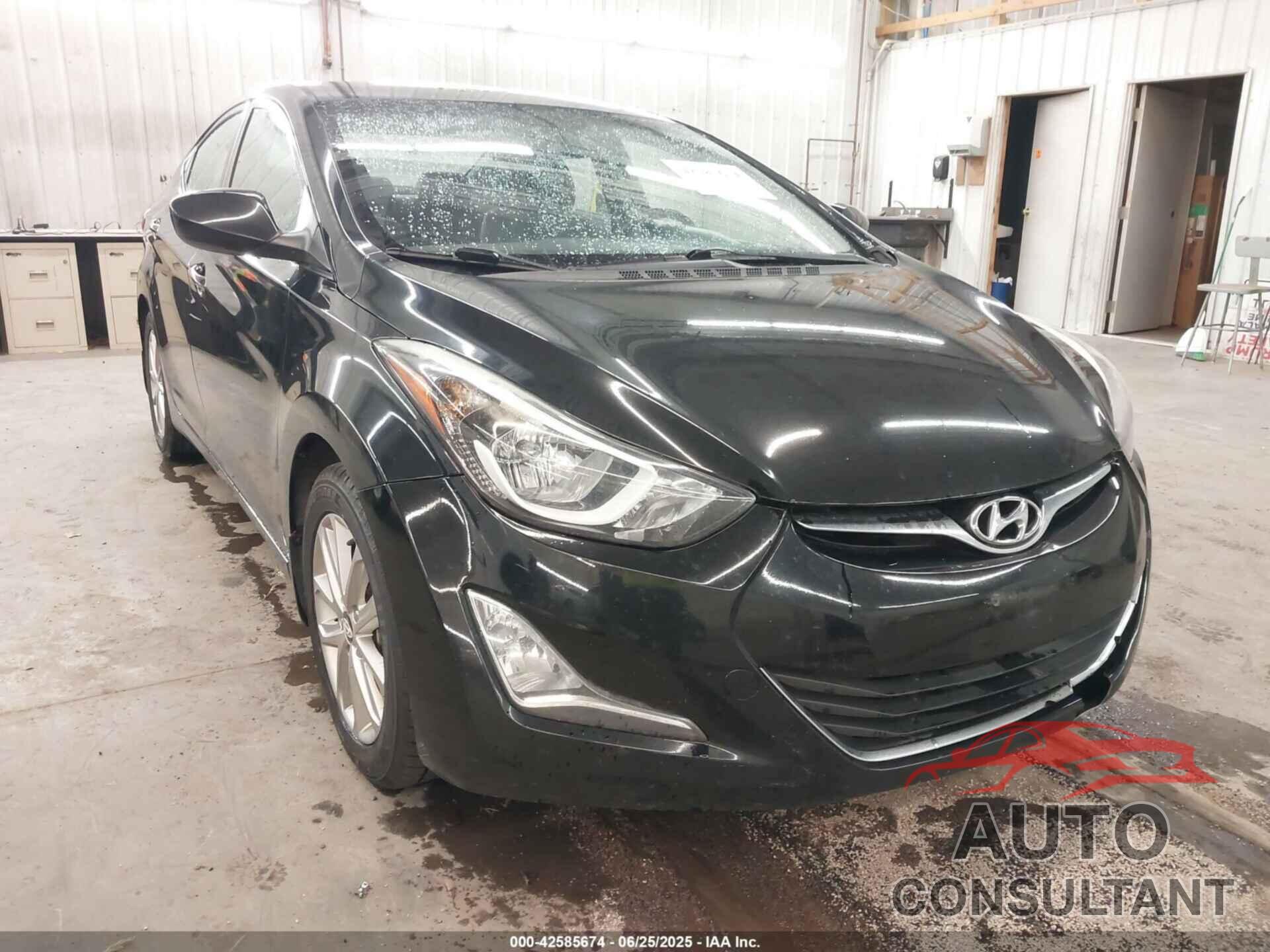 HYUNDAI ELANTRA 2014 - KMHDH4AE0EU172424