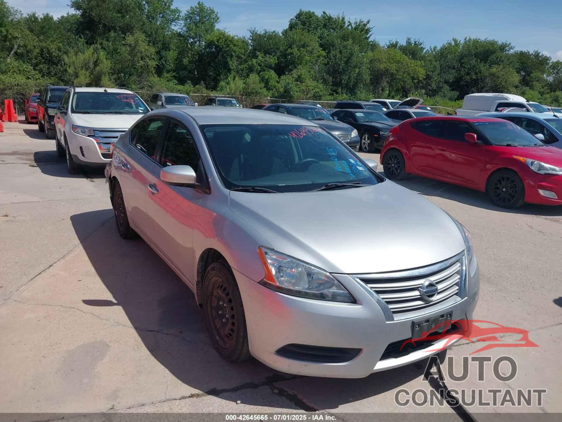 NISSAN SENTRA 2015 - 3N1AB7AP3FY315542