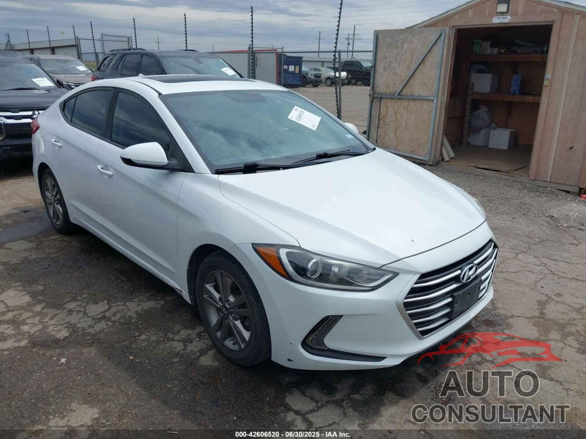 HYUNDAI ELANTRA 2018 - 5NPD84LF2JH384157