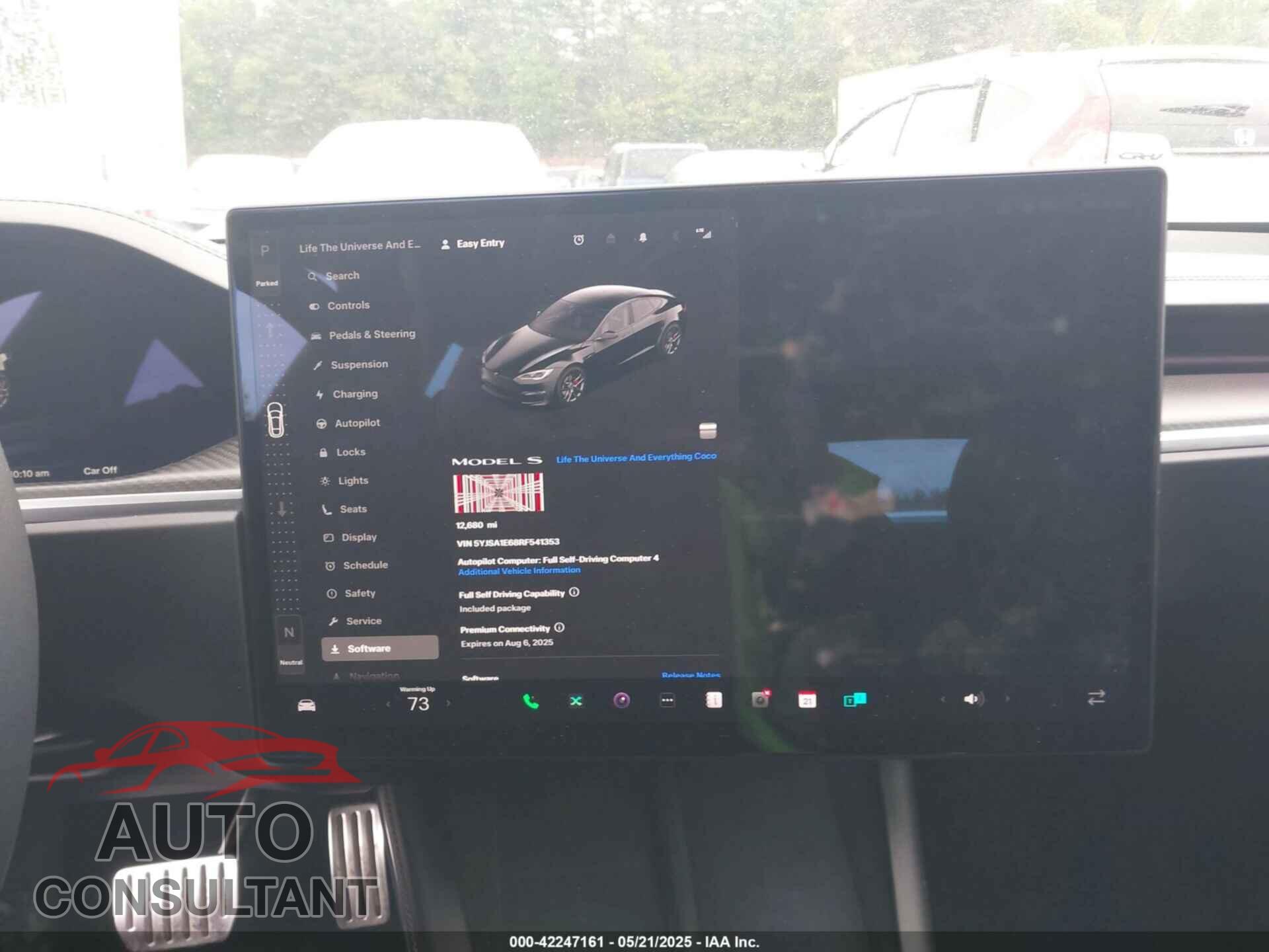 TESLA MODEL S 2024 - 5YJSA1E68RF541353
