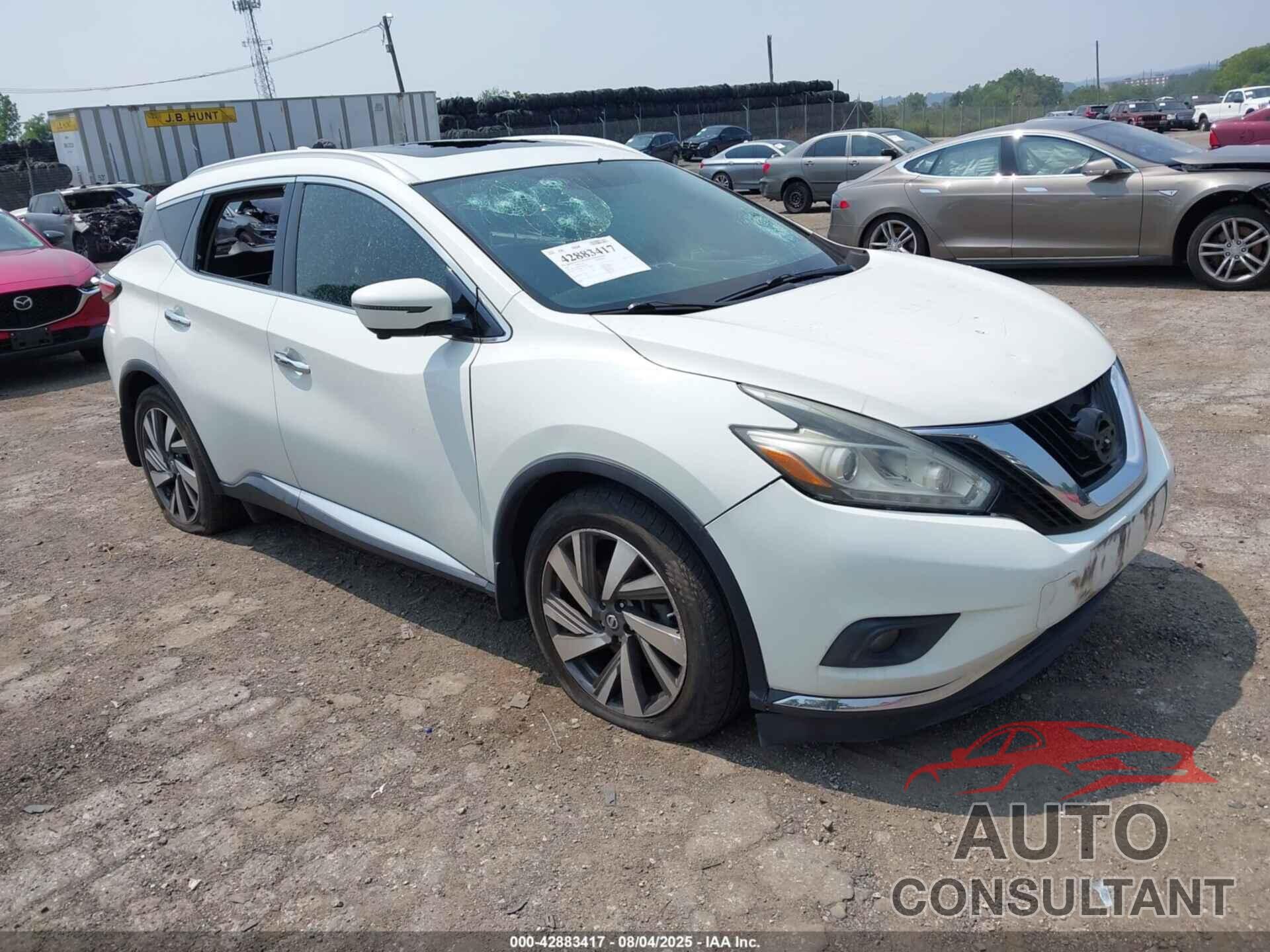 NISSAN MURANO 2017 - 5N1AZ2MHXHN204501