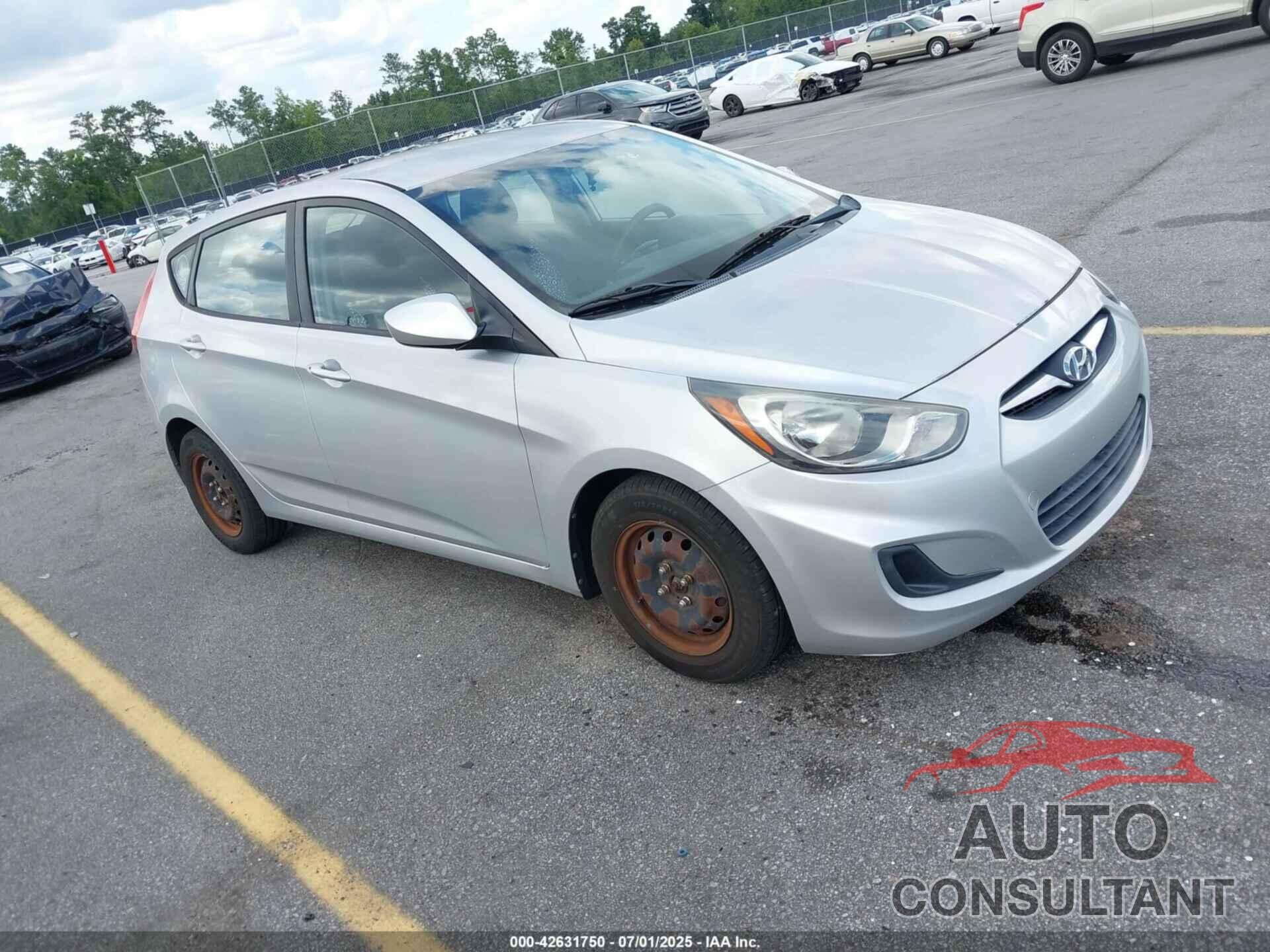 HYUNDAI ACCENT 2012 - KMHCT5AE3CU039248