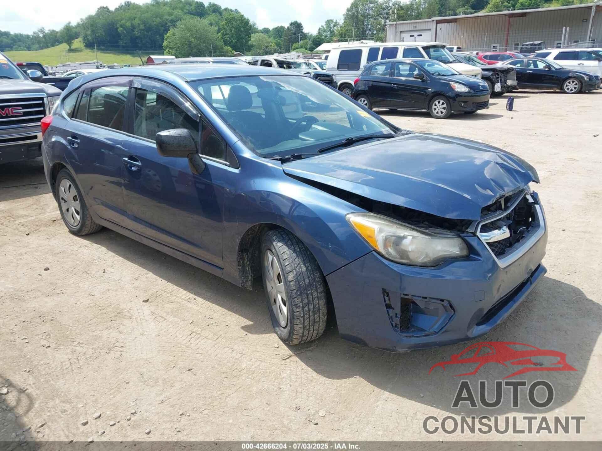 SUBARU IMPREZA 2012 - JF1GPAA69CG225599