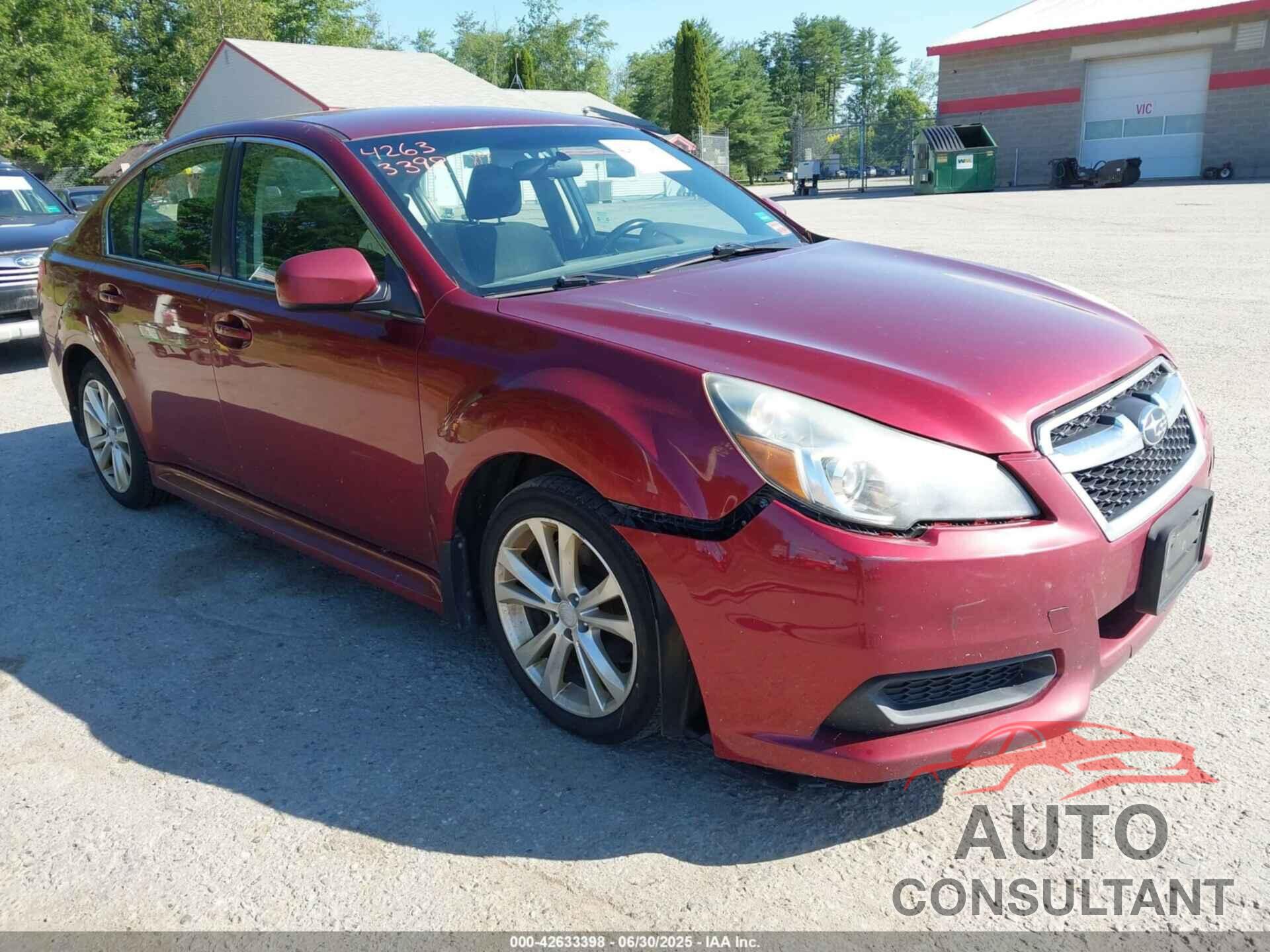 SUBARU LEGACY 2014 - 4S3BMBC67E3019014