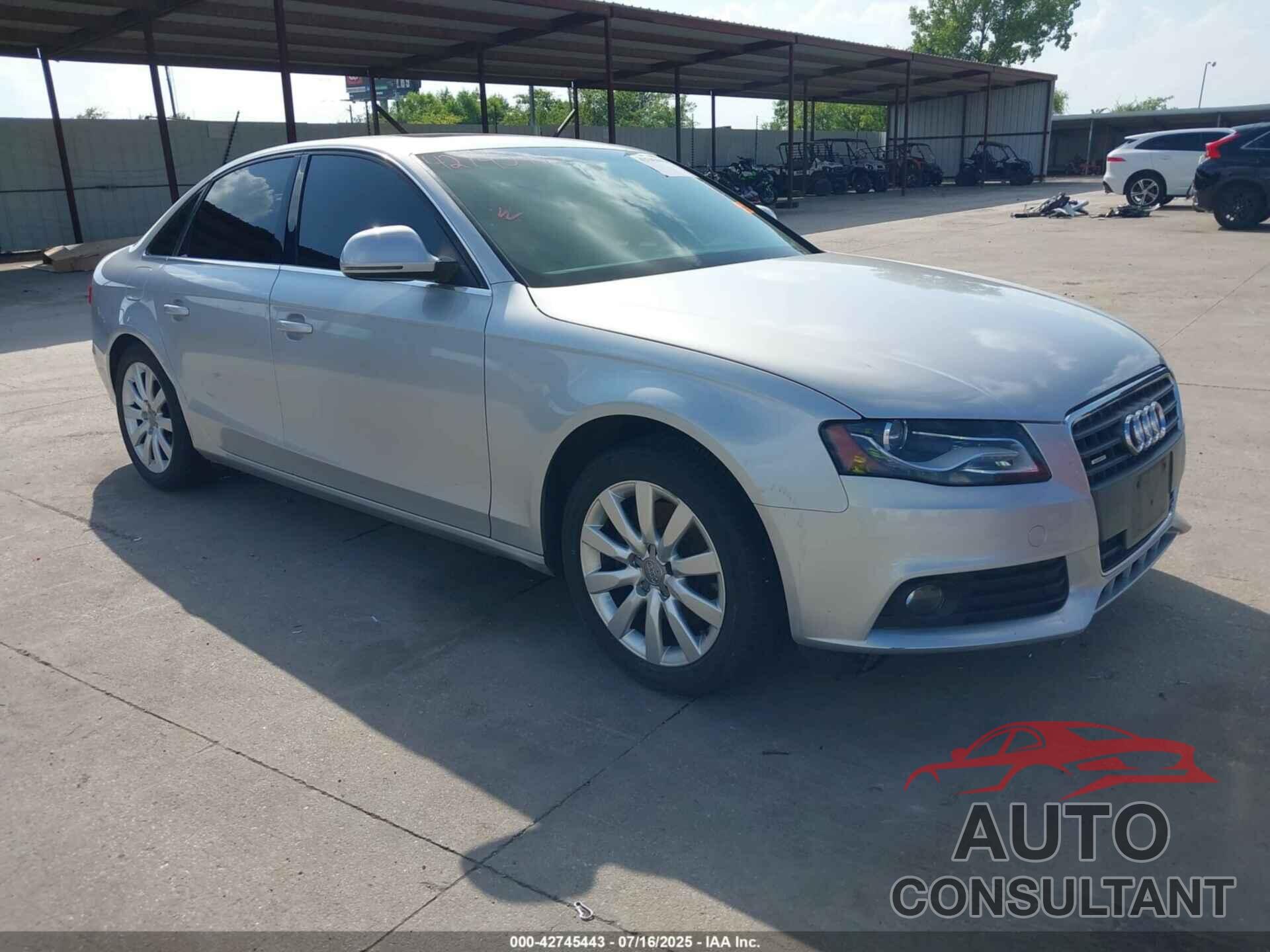 AUDI A4 2009 - WAUSF78KX9N027290
