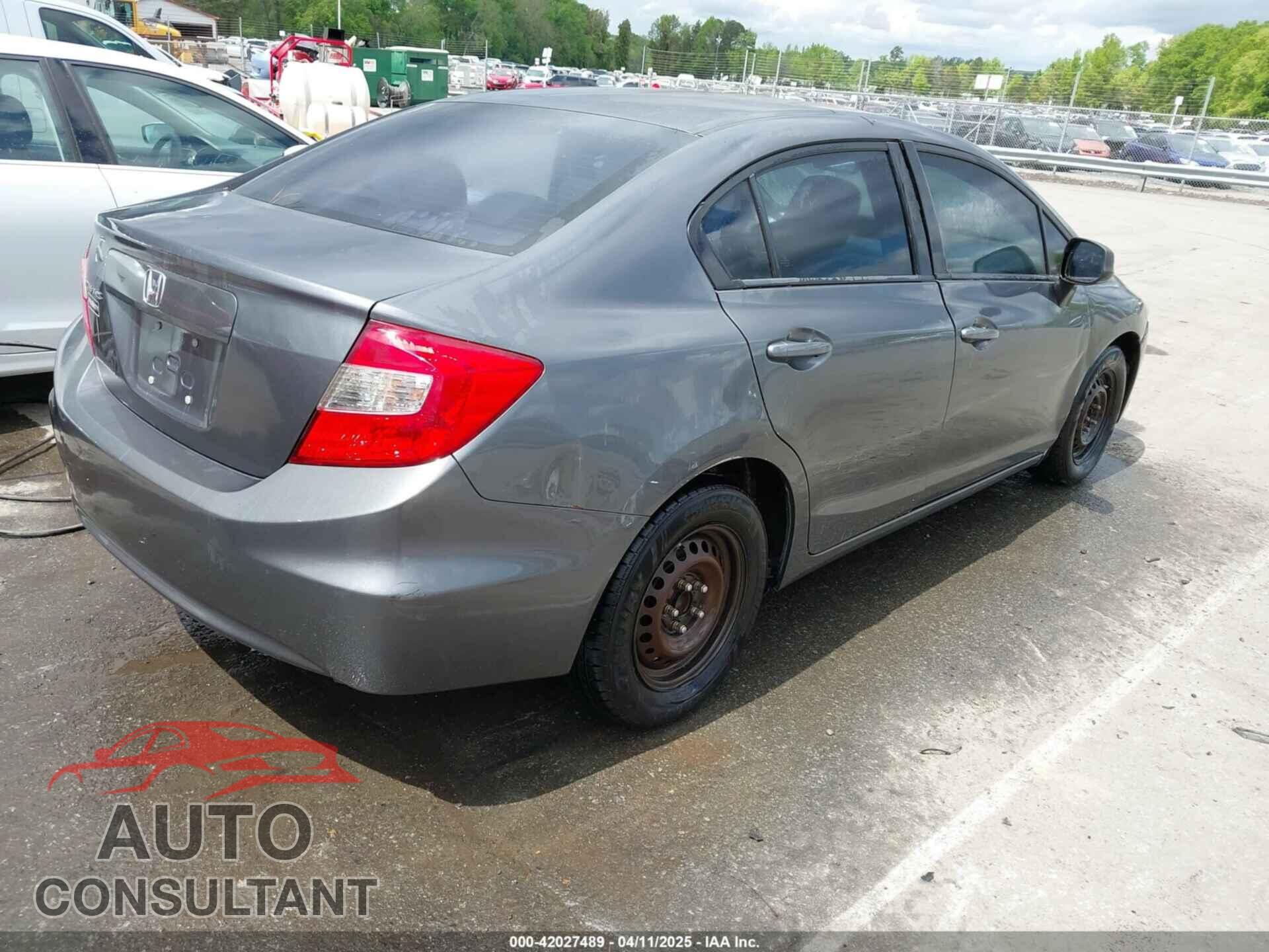 HONDA CIVIC 2012 - 19XFB2F56CE045295