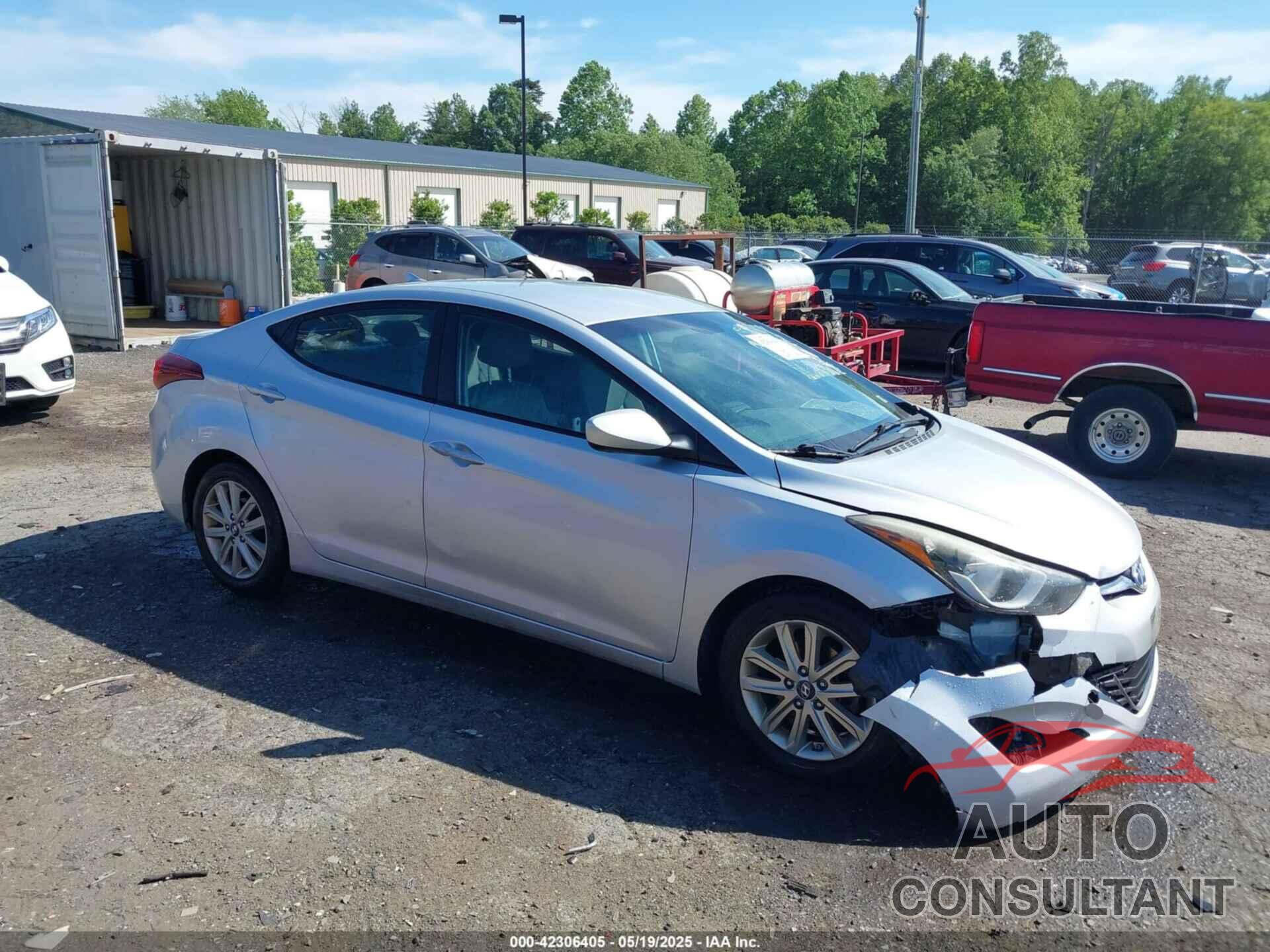 HYUNDAI ELANTRA 2014 - KMHDH4AE9EU203508