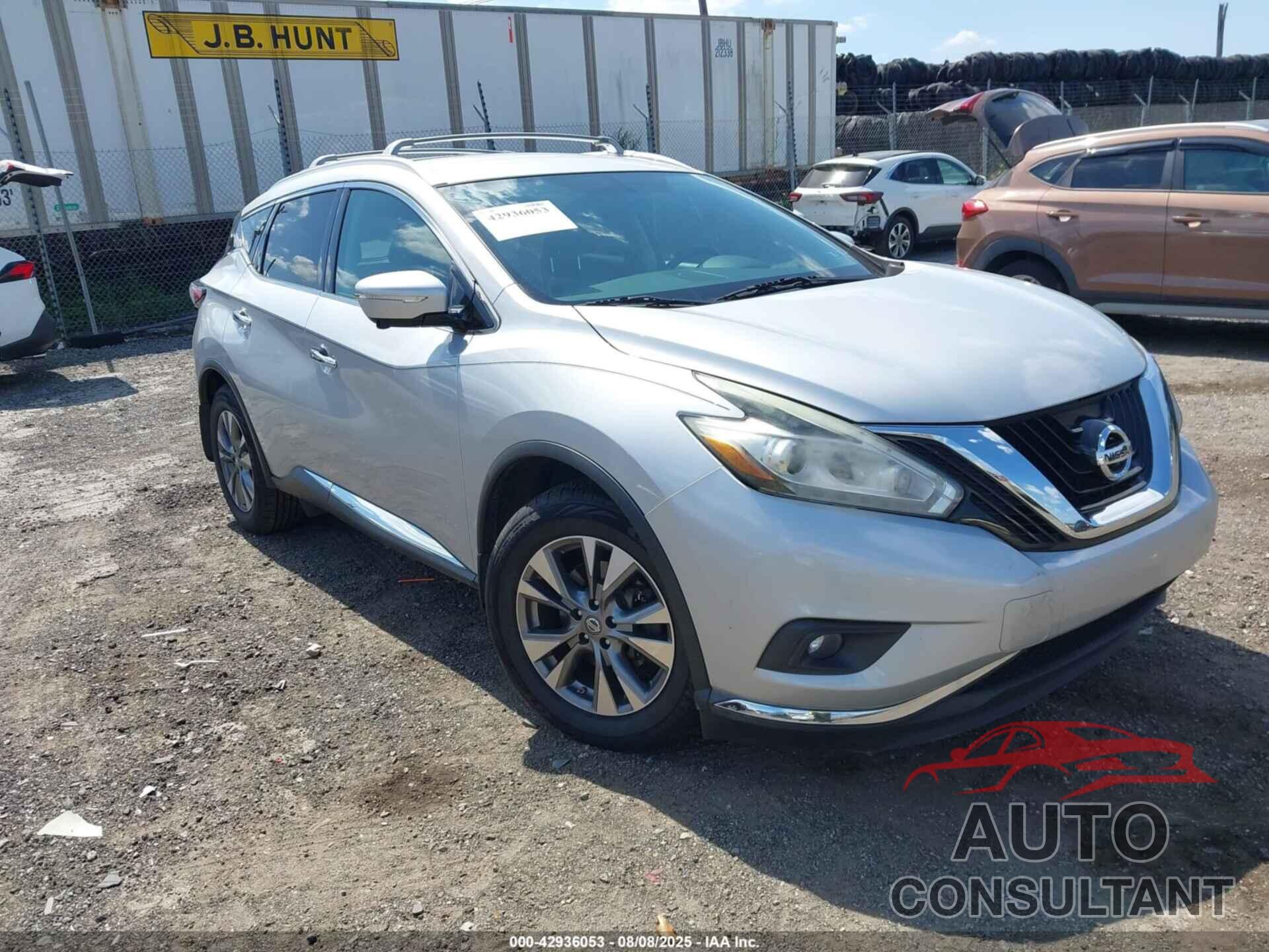 NISSAN MURANO 2015 - 5N1AZ2MH1FN238646