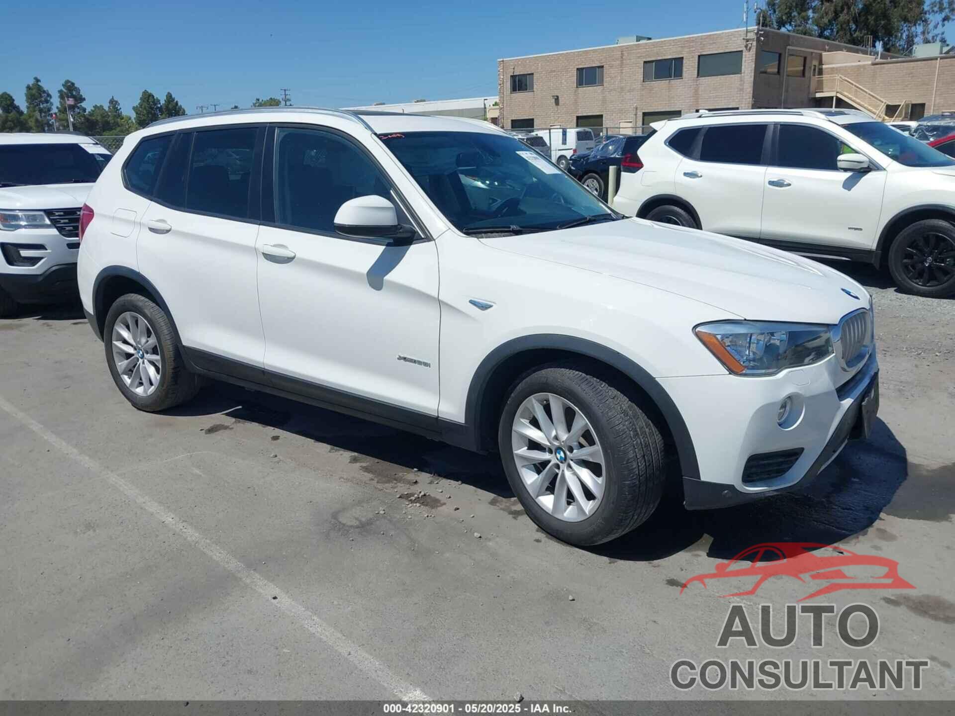 BMW X3 2017 - 5UXWX9C3XH0T18735