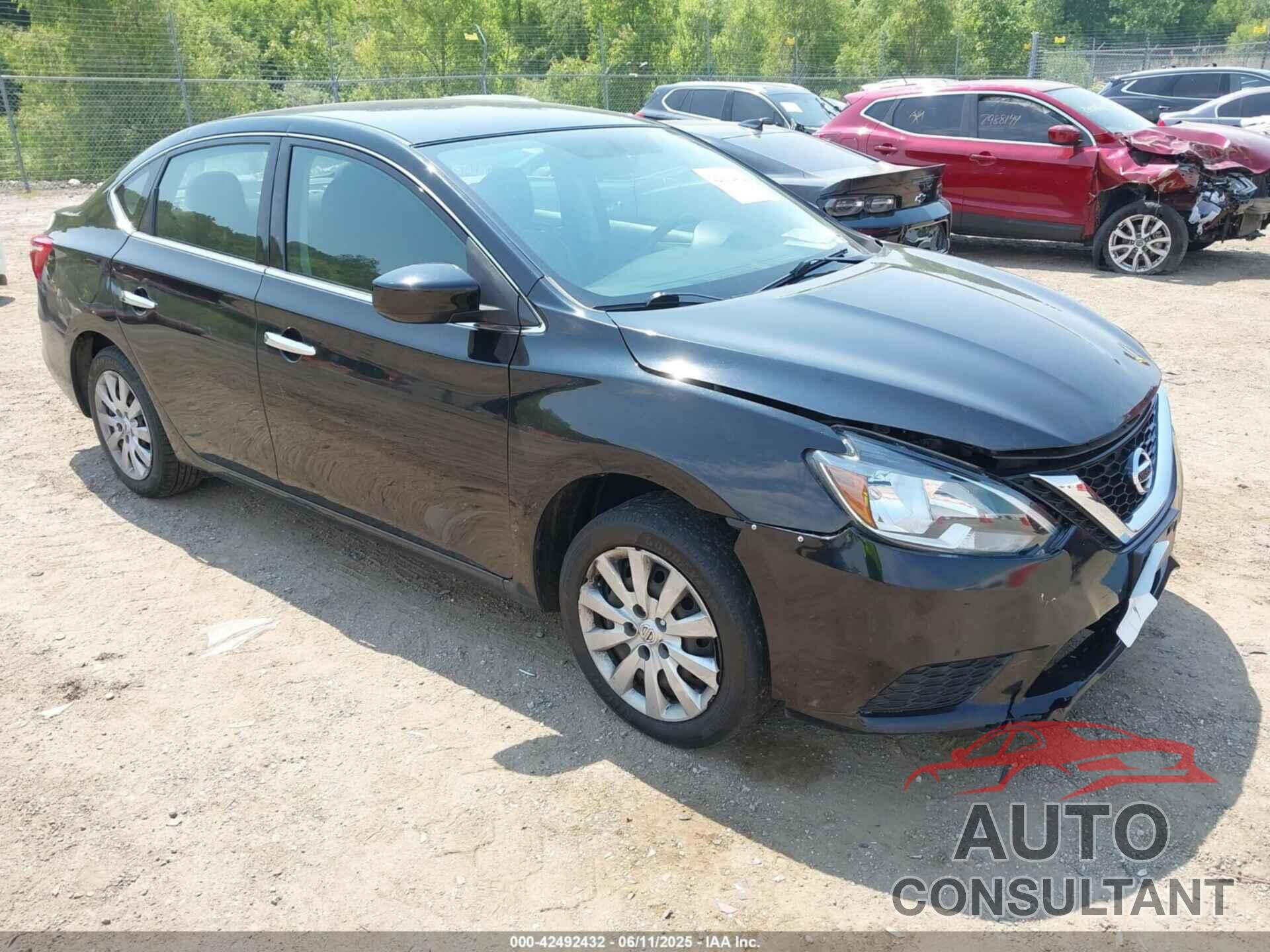 NISSAN SENTRA 2016 - 3N1AB7AP2GY253696