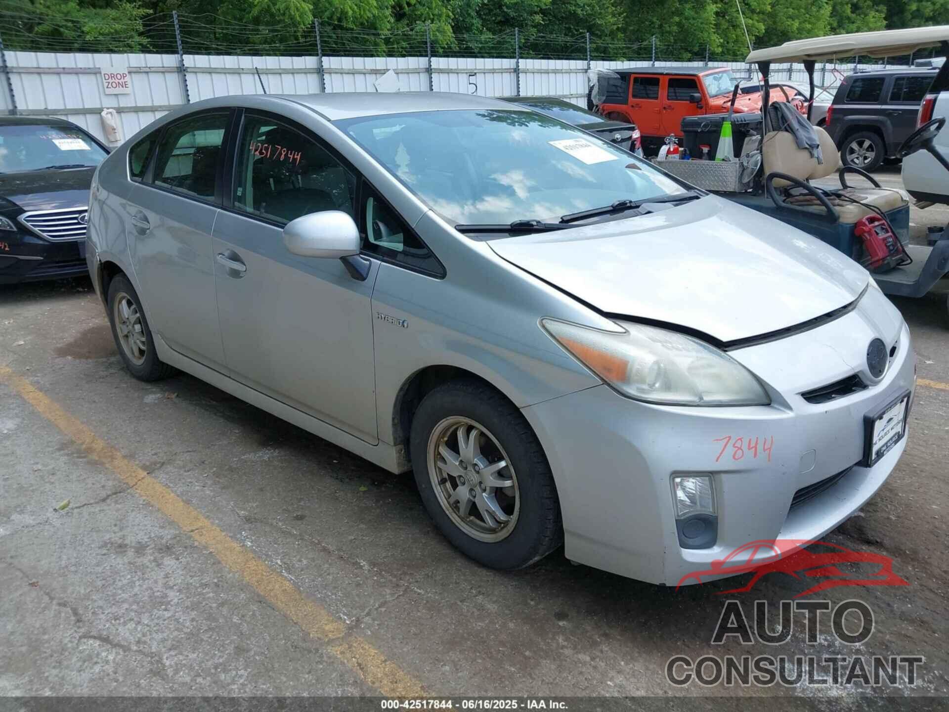 TOYOTA PRIUS 2010 - JTDKN3DU6A0127409