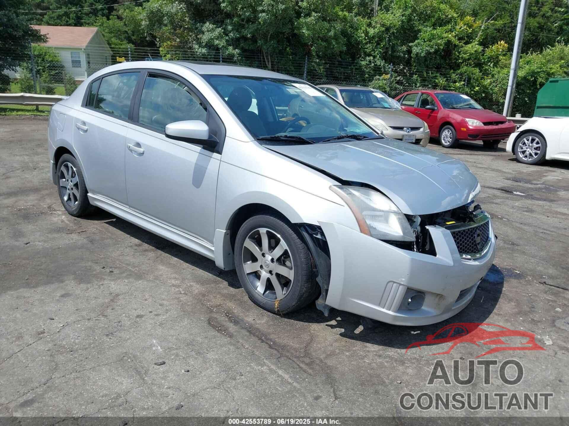 NISSAN SENTRA 2012 - 3N1AB6AP6CL697388