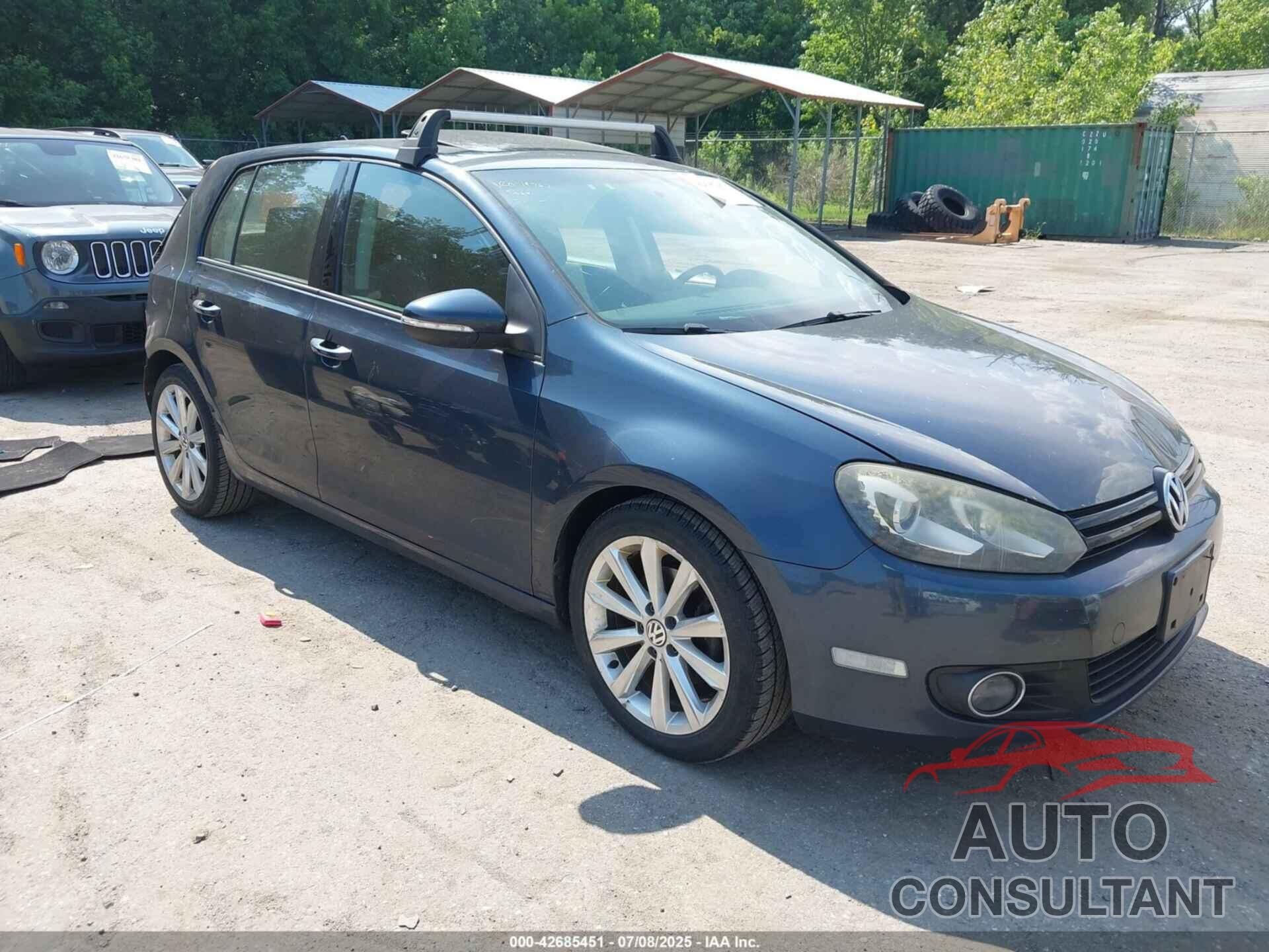 VOLKSWAGEN GOLF 2012 - WVWNM7AJ7CW334313