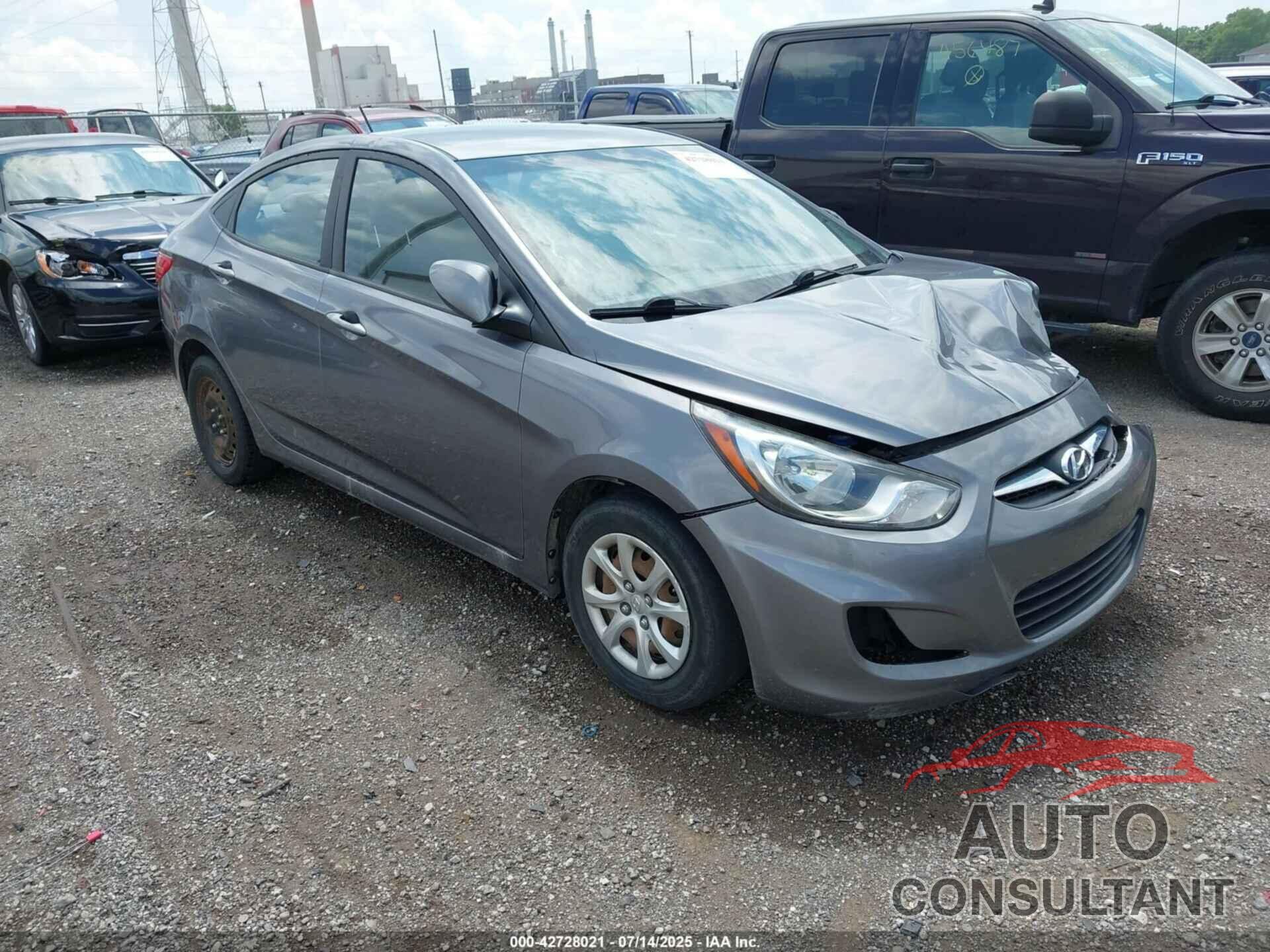 HYUNDAI ACCENT 2013 - KMHCT4AE1DU504184