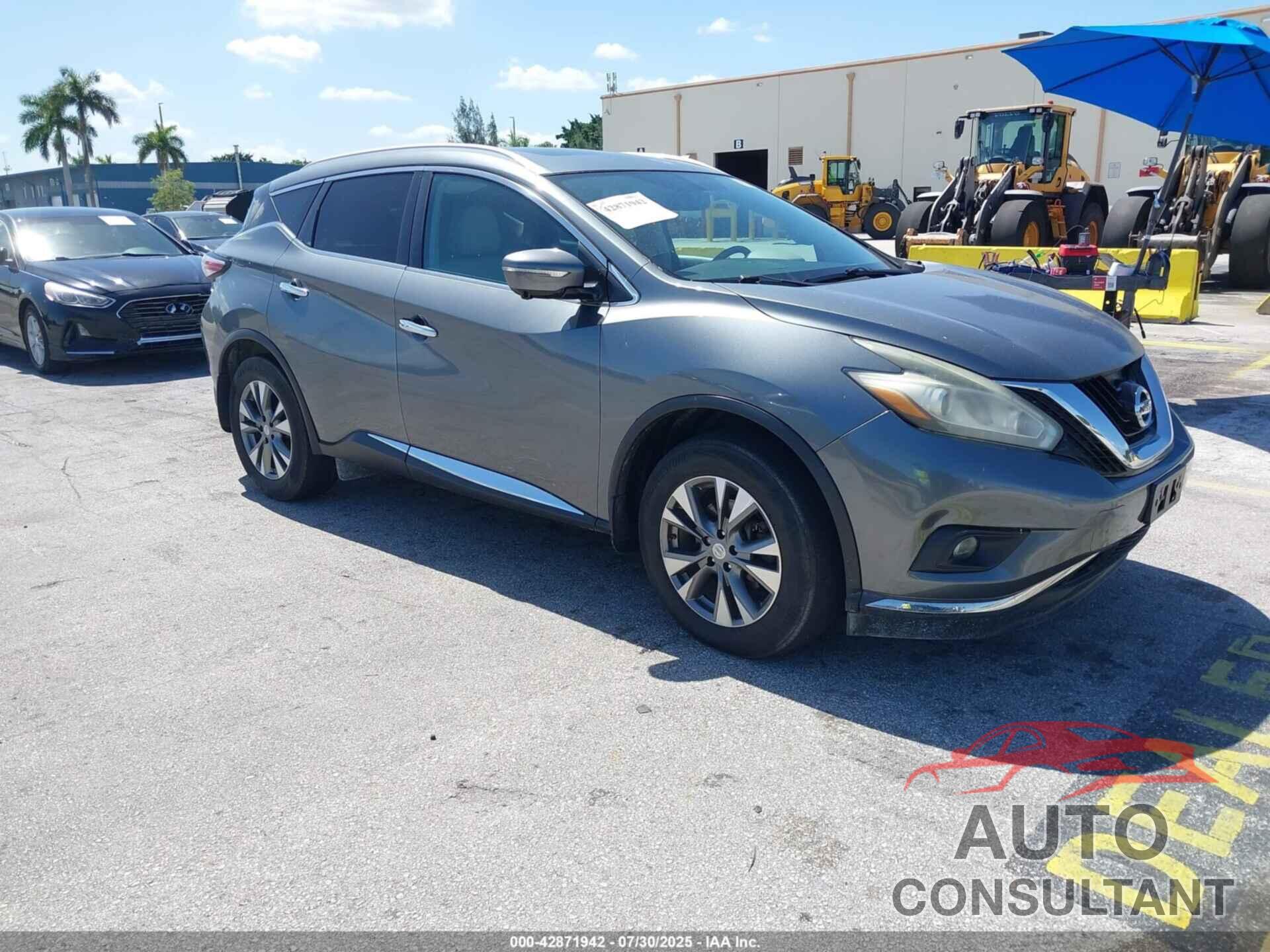NISSAN MURANO 2015 - 5N1AZ2MG1FN250965
