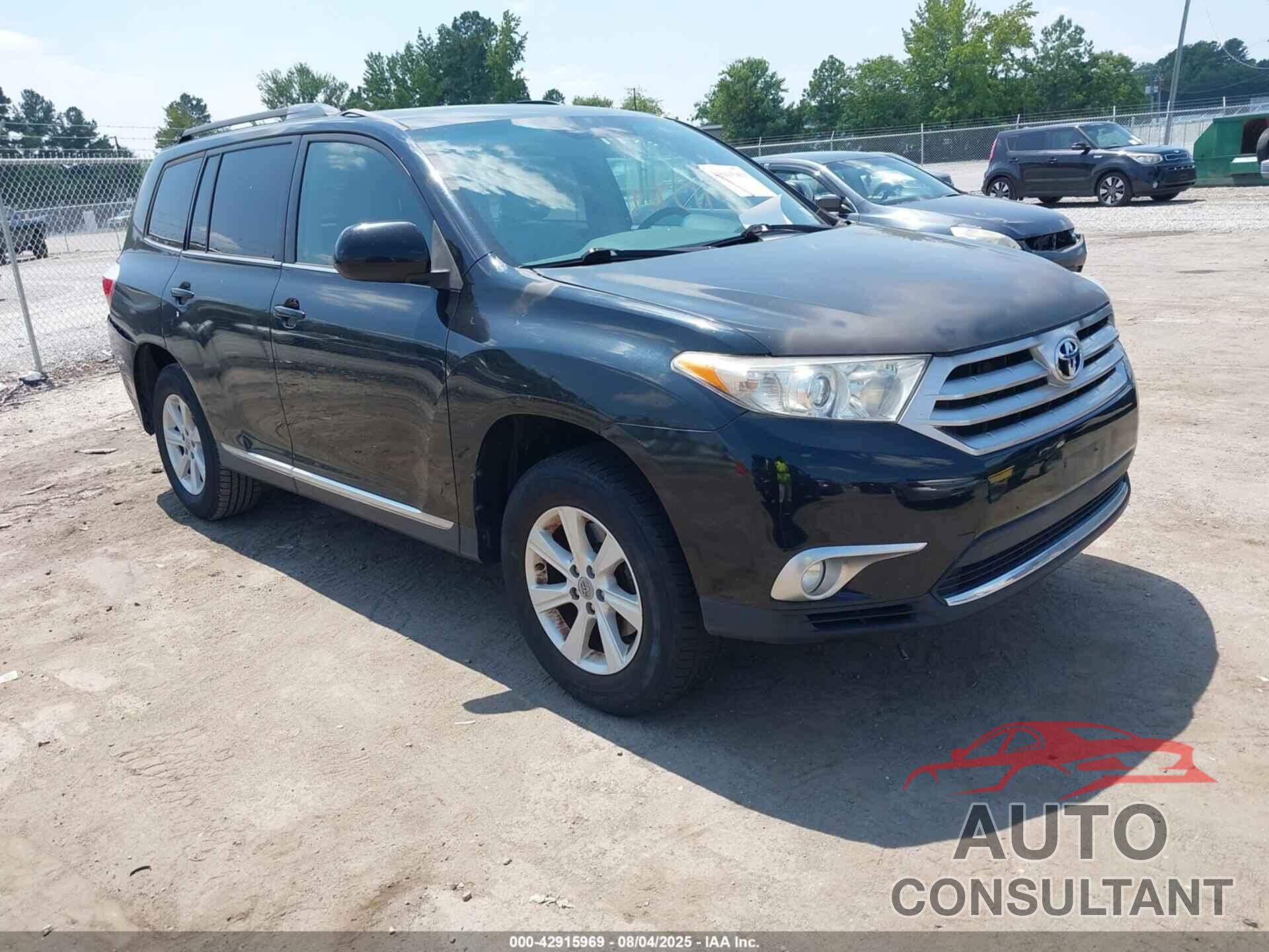 TOYOTA HIGHLANDER 2011 - 5TDZK3EH5BS037580