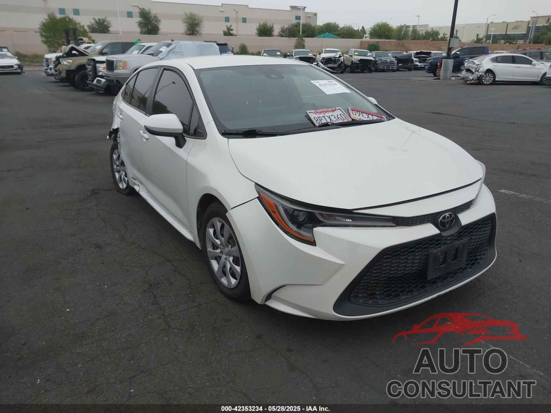 TOYOTA COROLLA 2020 - JTDEPRAE7LJ108954
