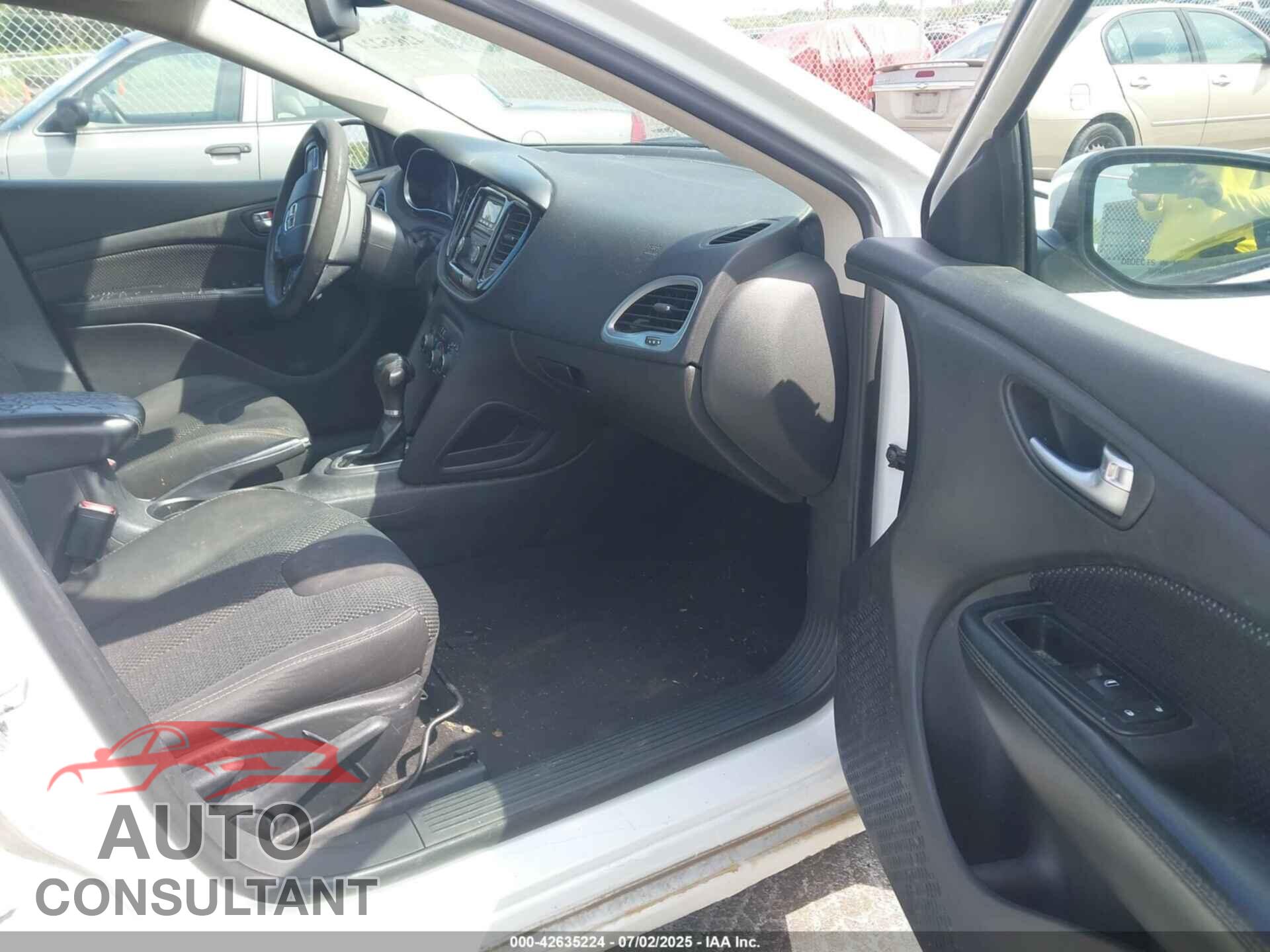 DODGE DART 2015 - 1C3CDFBB1FD432234