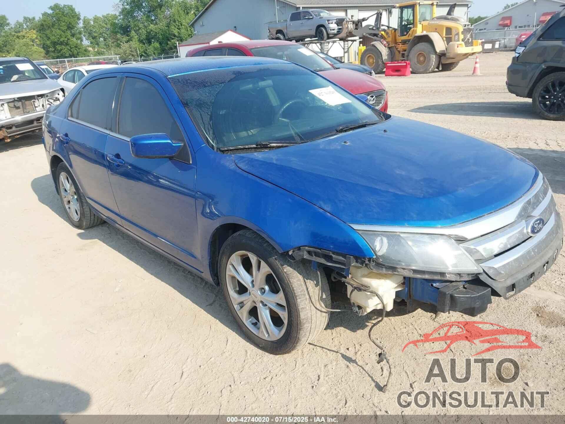 FORD FUSION 2012 - 3FAHP0HA1CR368970