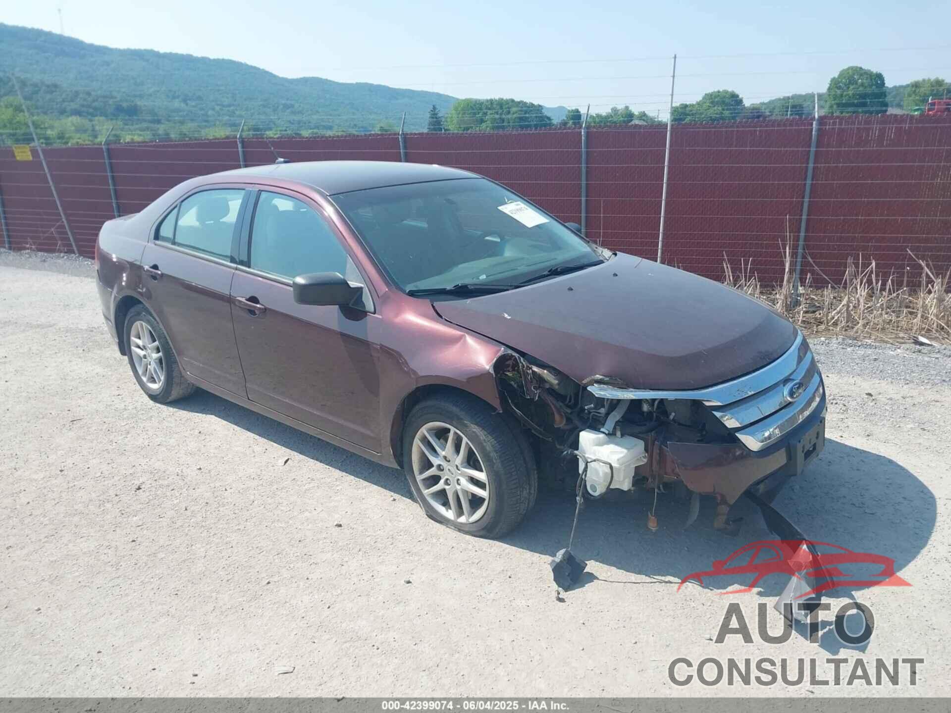 FORD FUSION 2012 - 3FAHP0GA3CR135805