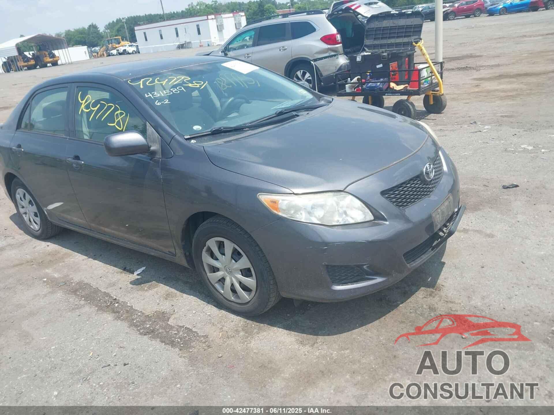 TOYOTA COROLLA 2009 - JTDBL40E299063581