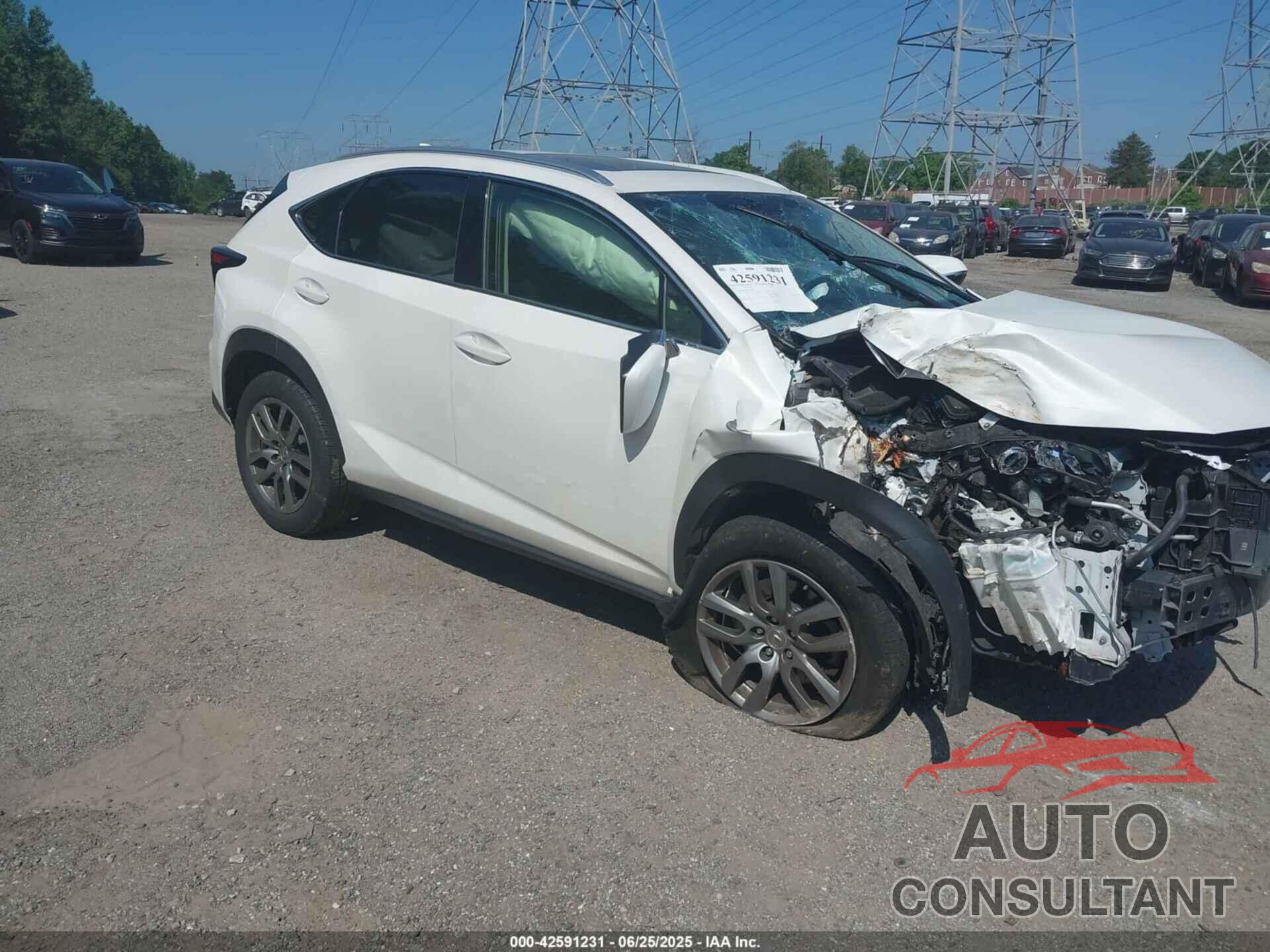 LEXUS NX 2016 - JTJBARBZ0G2050561