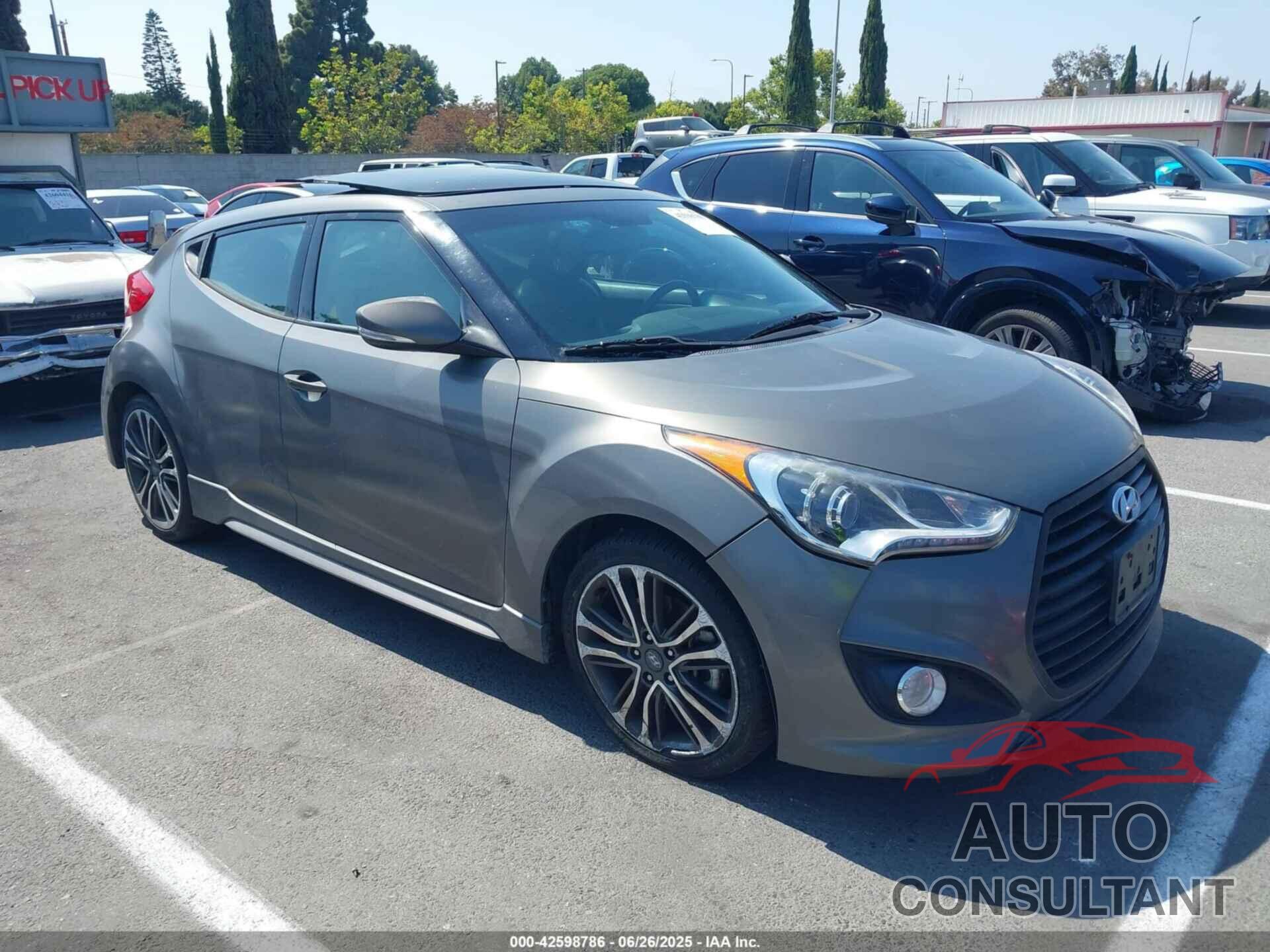 HYUNDAI VELOSTER 2016 - KMHTC6AE3GU268346