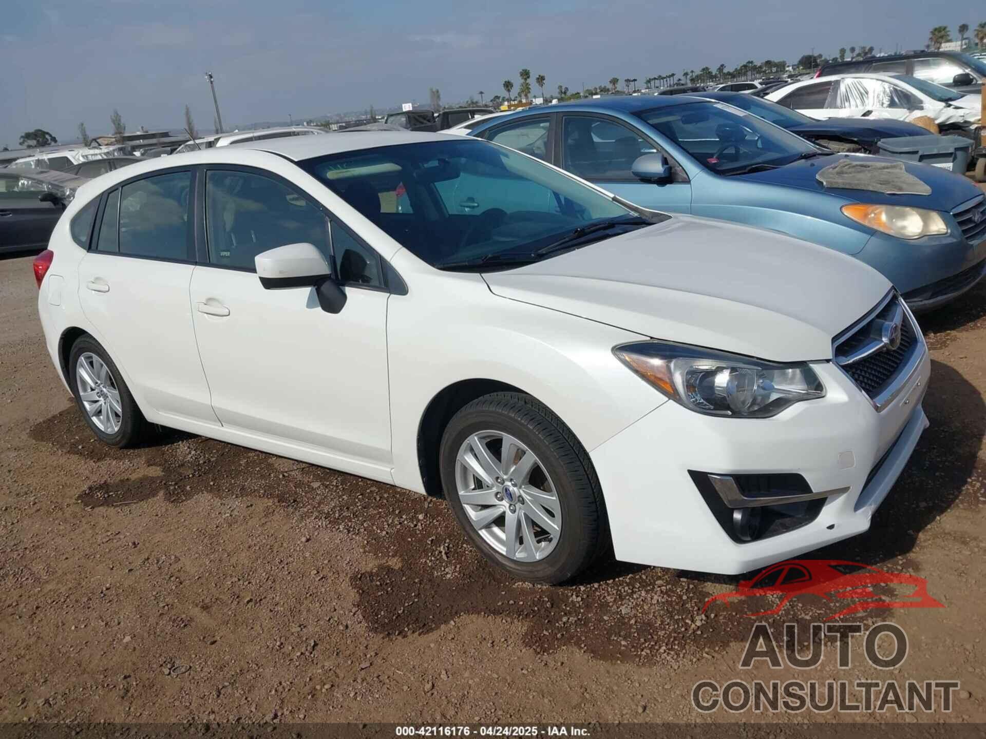 SUBARU IMPREZA 2015 - JF1GPAC66FH298442