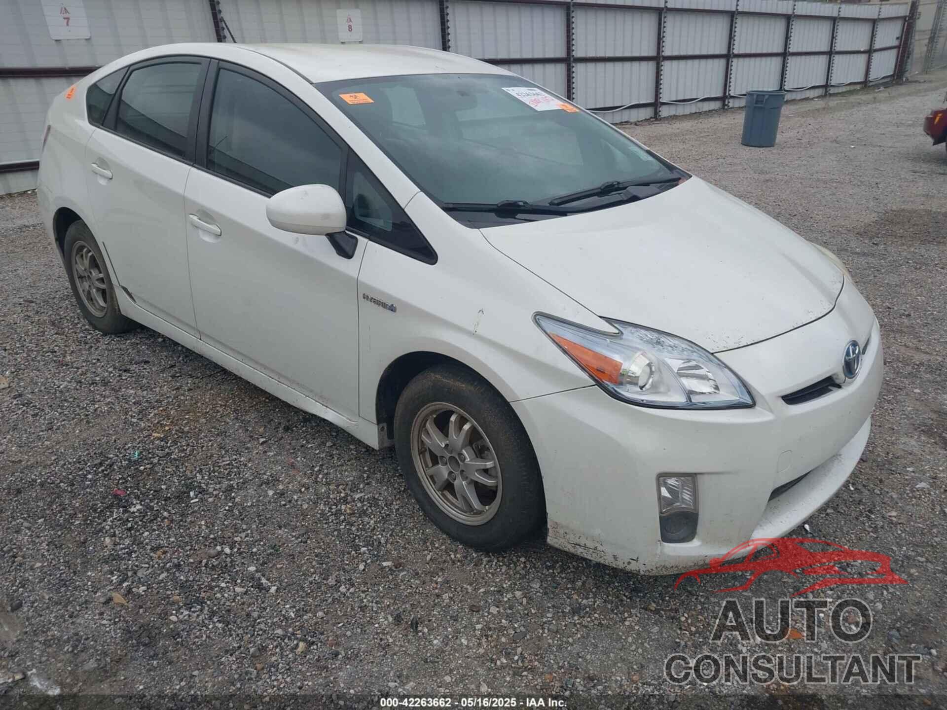 TOYOTA PRIUS 2010 - JTDKN3DU5A1246806
