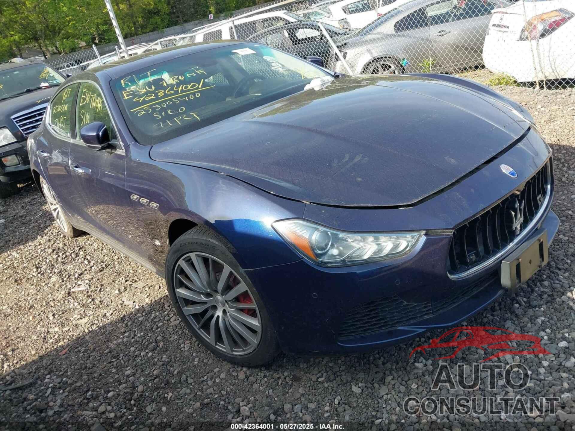 MASERATI GHIBLI 2015 - ZAM57RTA2F1145484